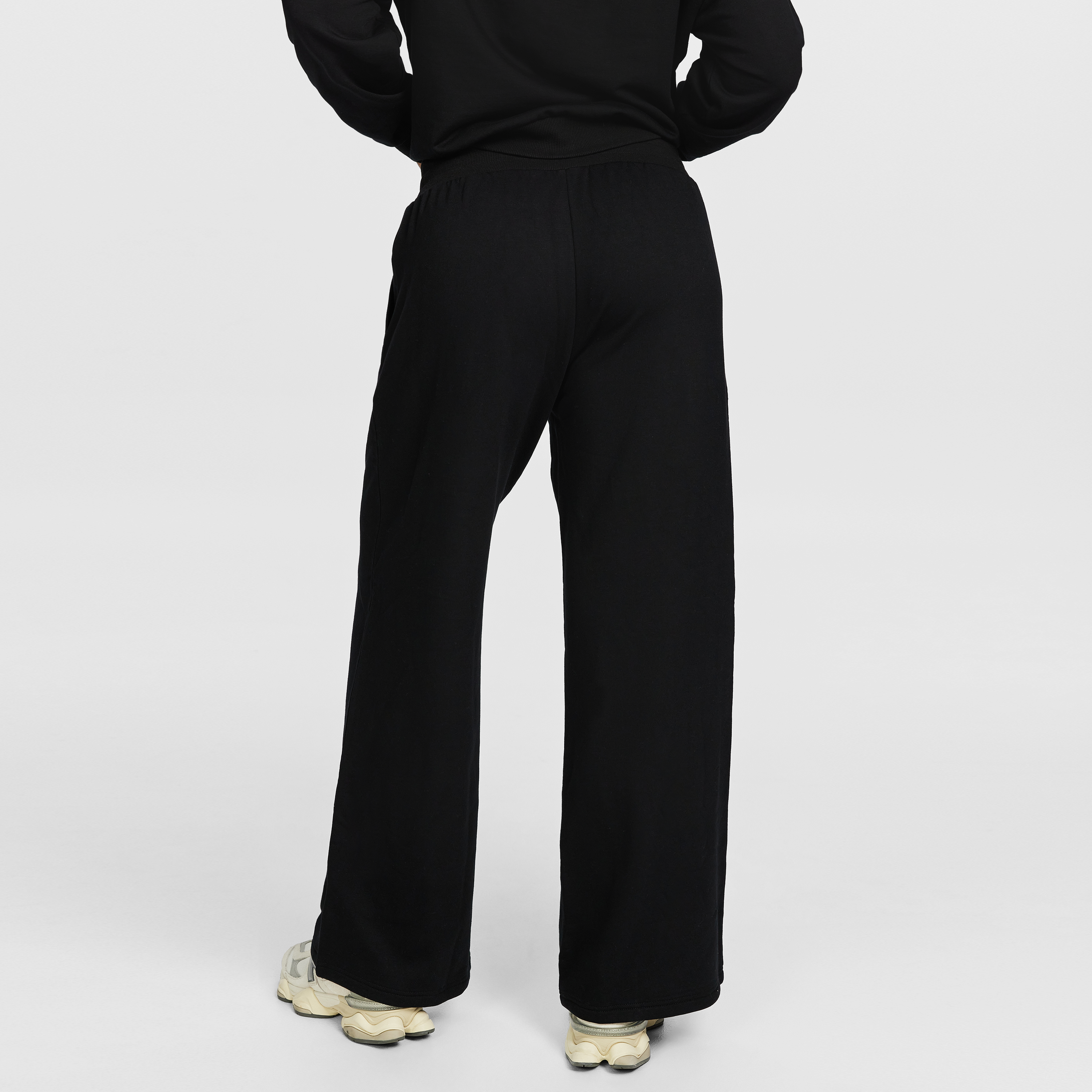 Plush Fleece Wide Leg Sweat Pants