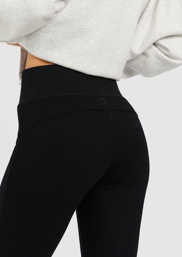 Plush Fleece Sweat Flared Pants