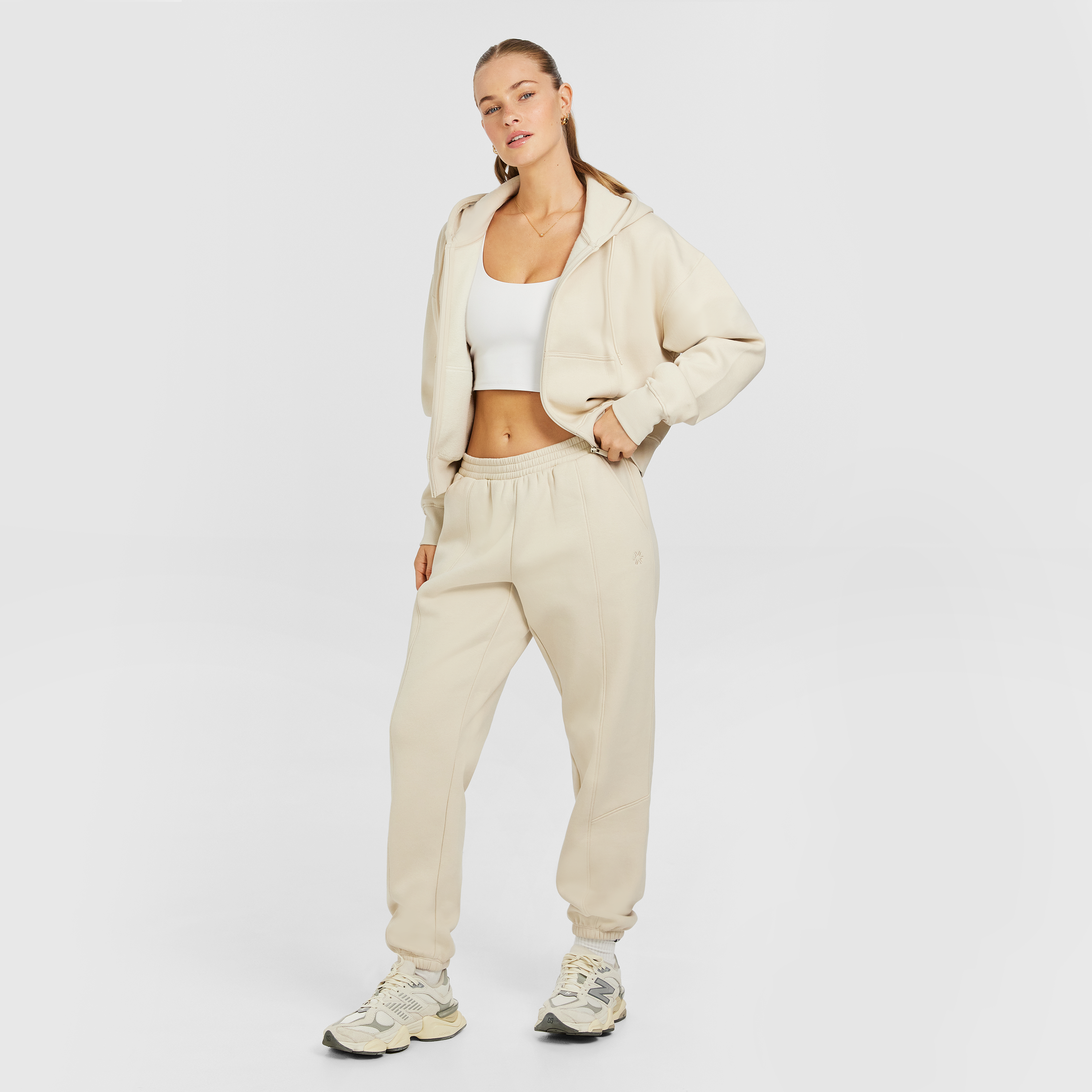 Cosy Fleece Panel Sweat Pants