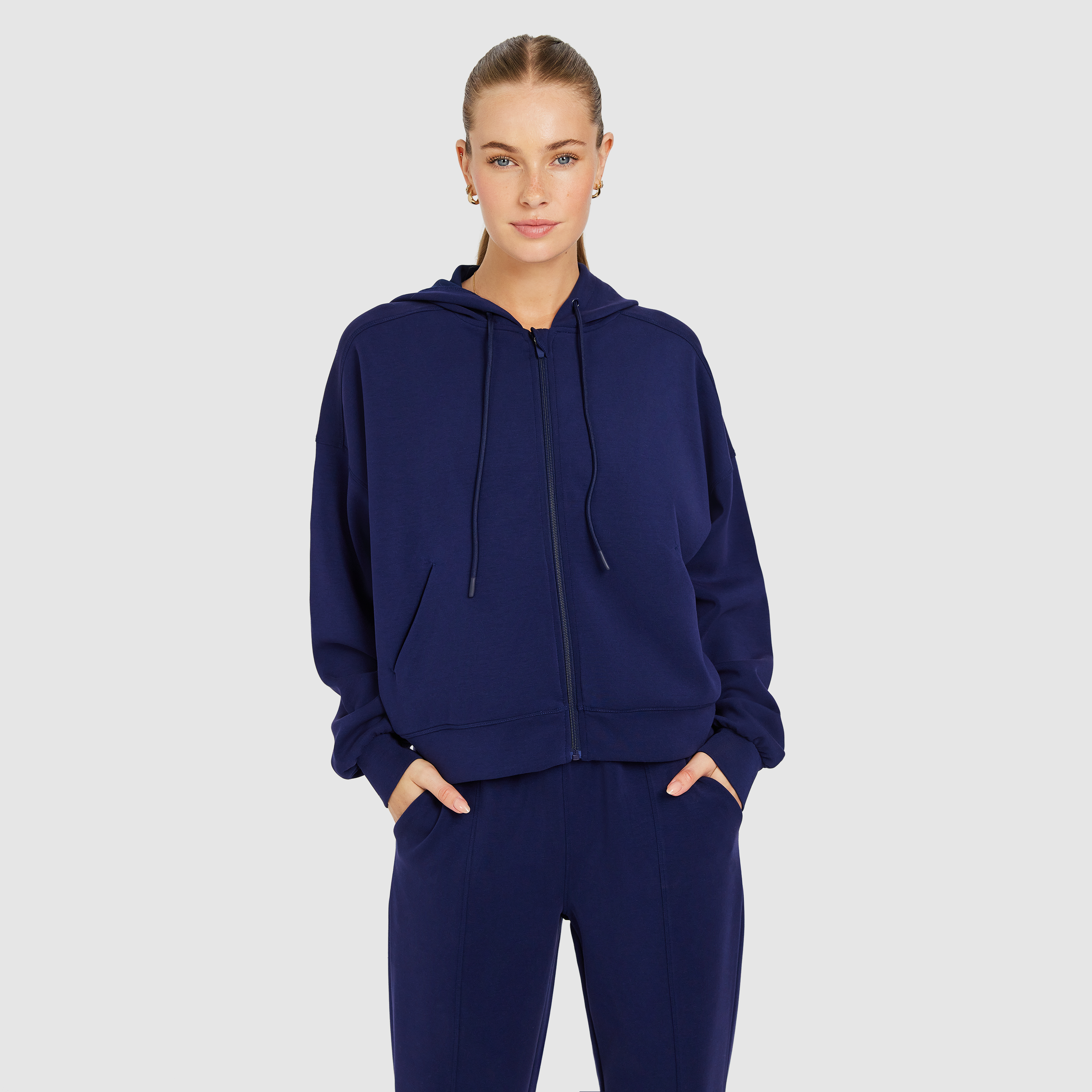 Travel Zip Through Hoodie