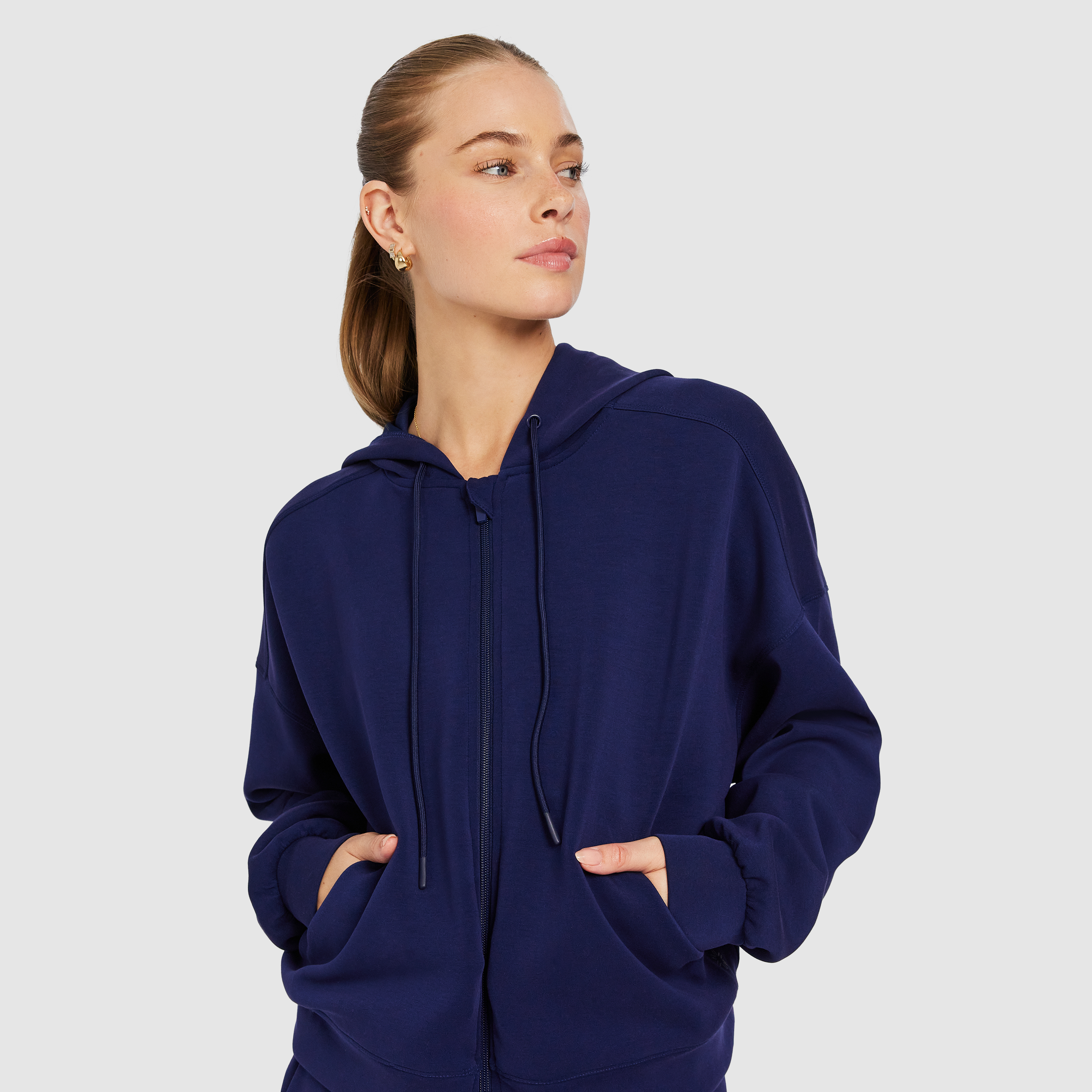 Travel Zip Through Hoodie