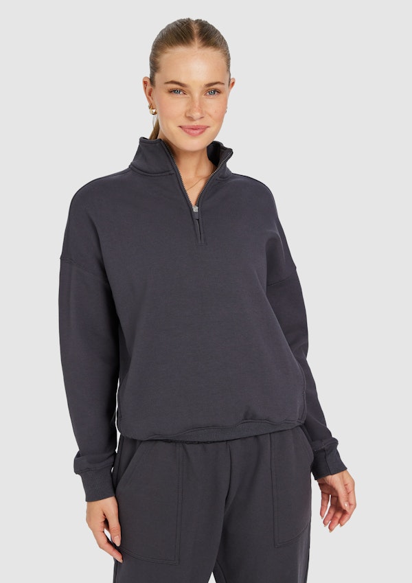 Plush Fleece Half Zip