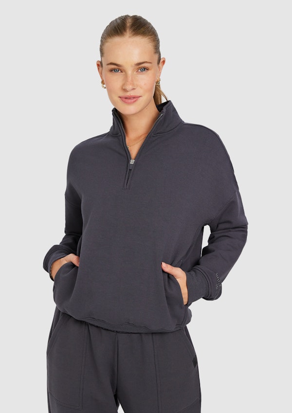 Plush Fleece Half Zip