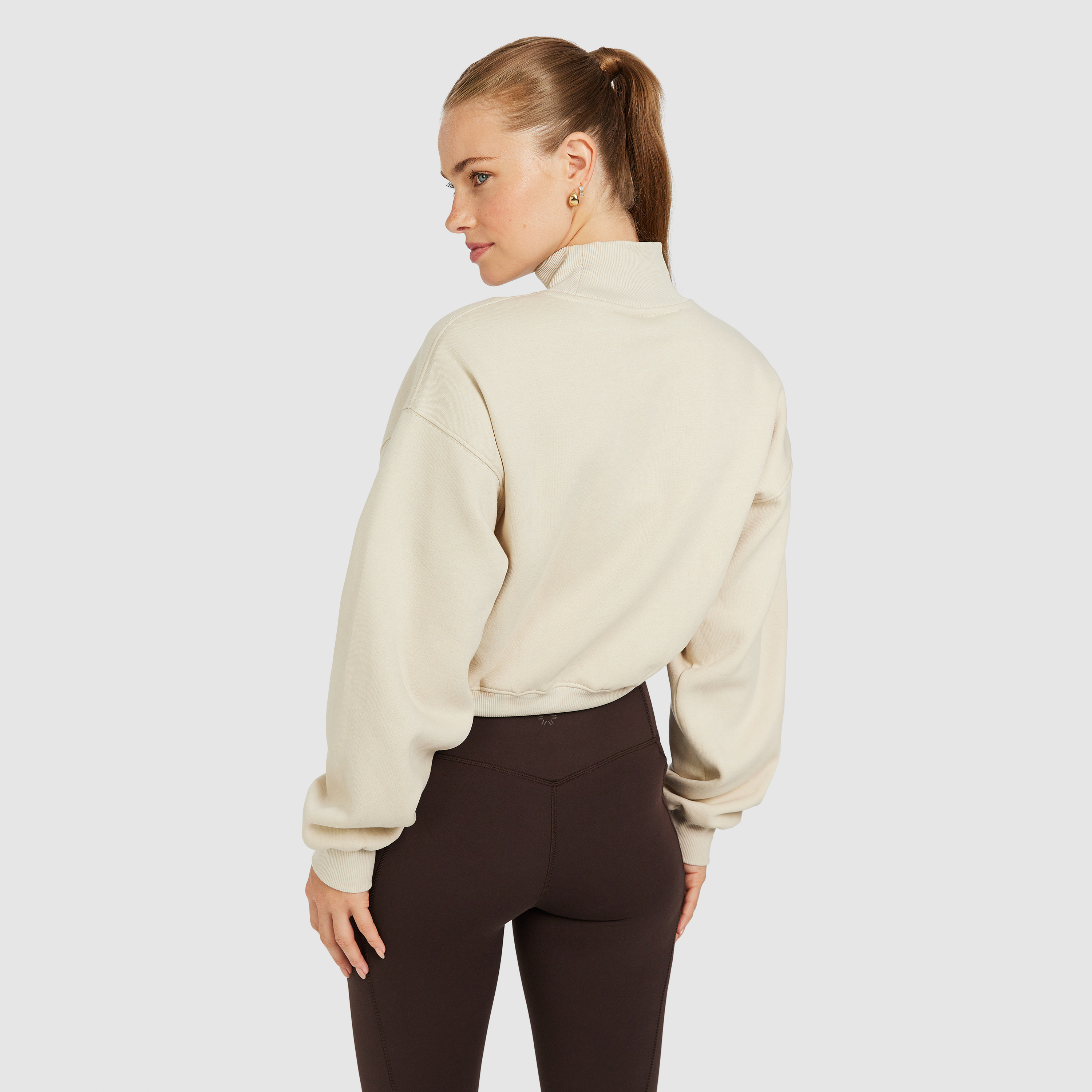 Cosy Fleece Wide Rib Crew