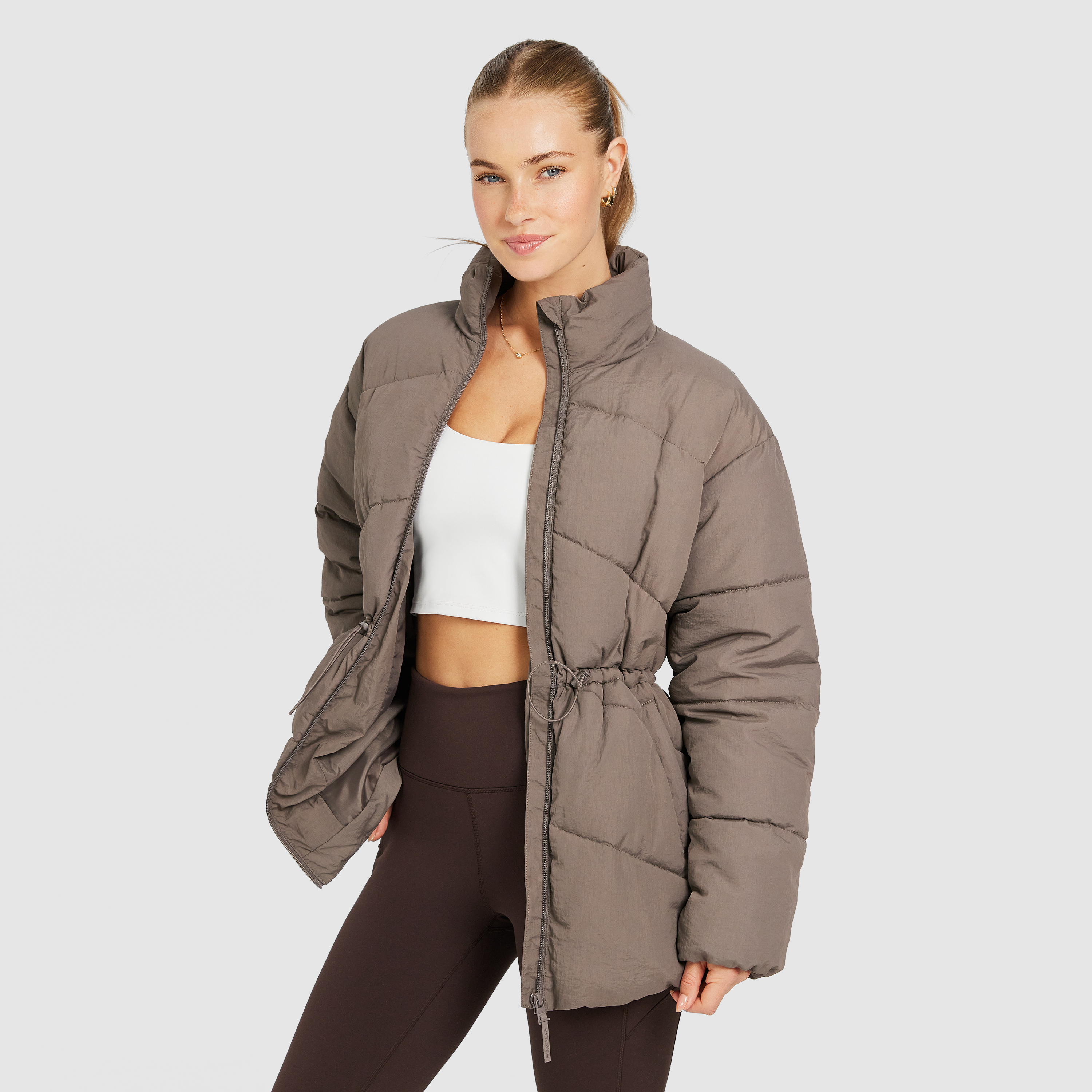 Longline Puffer Jacket