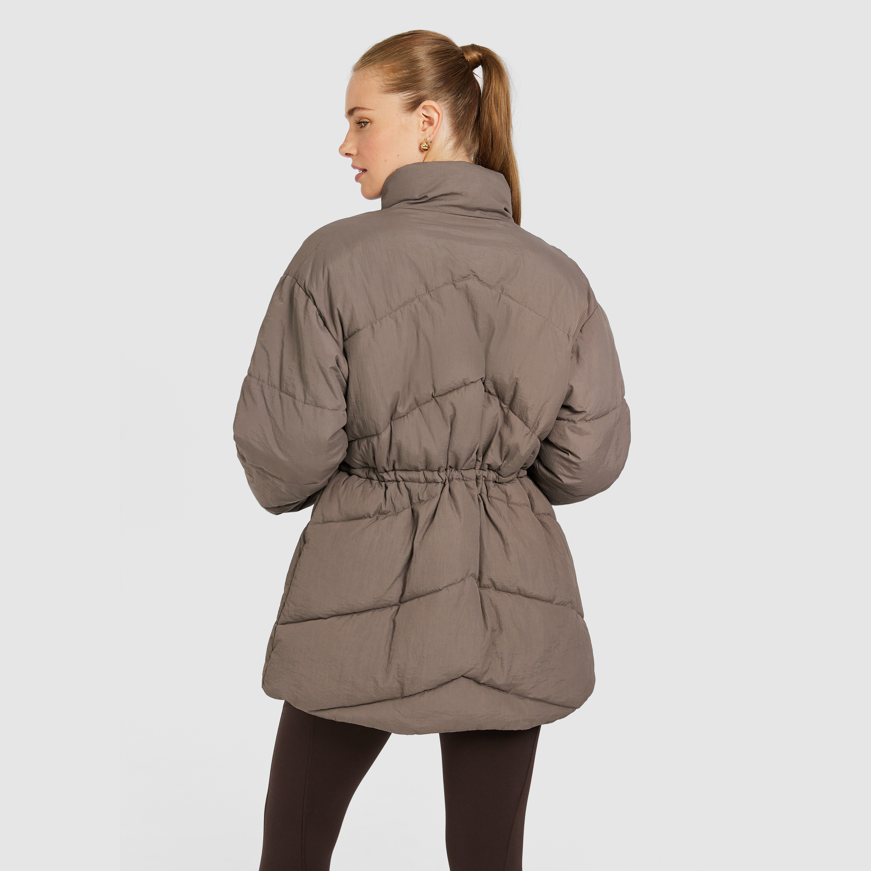 Longline Puffer Jacket