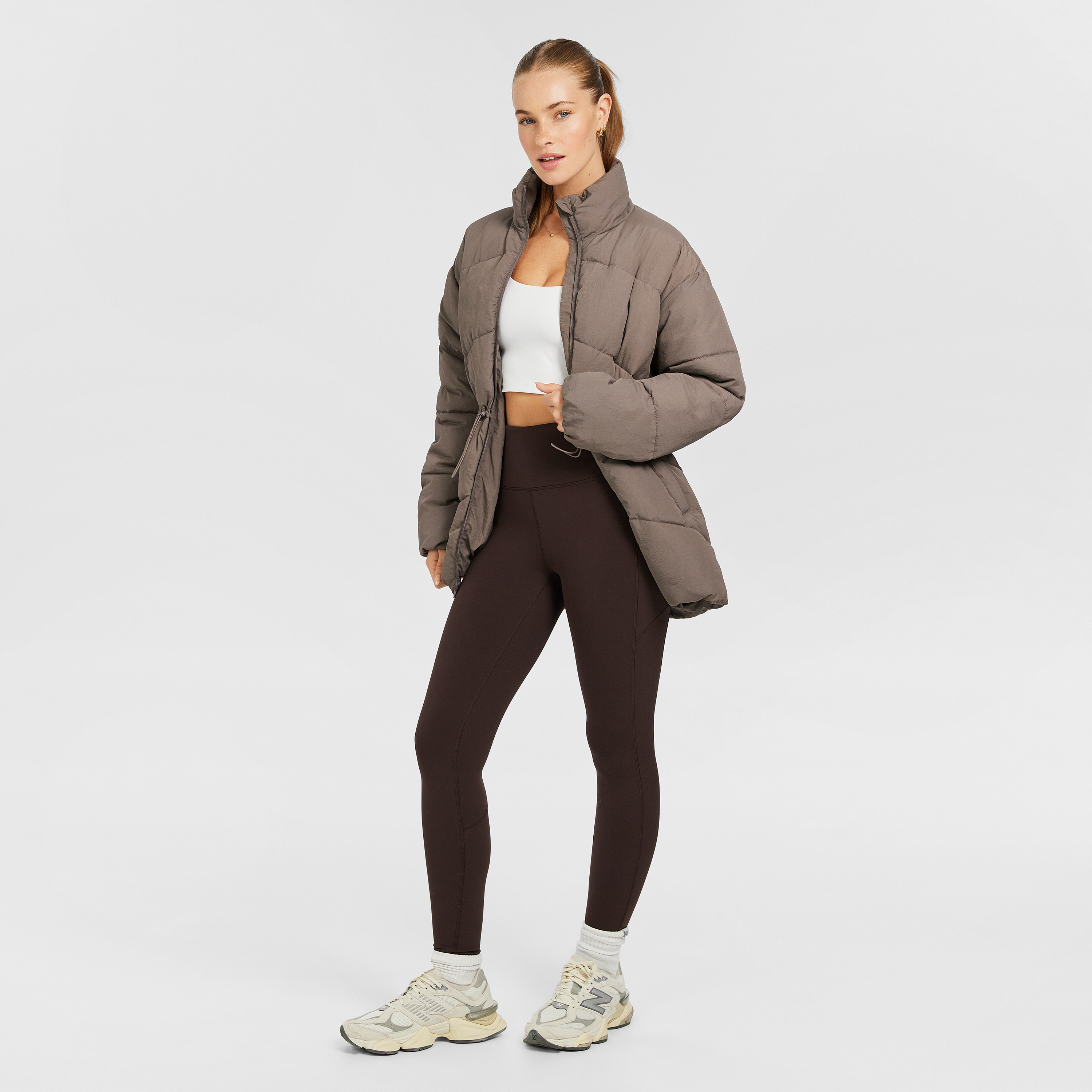 Longline Puffer Jacket