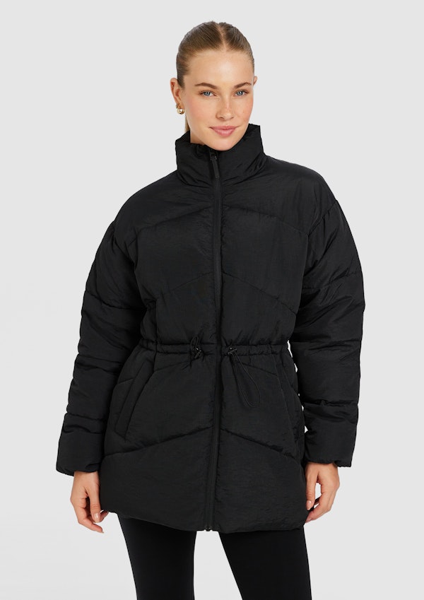 Longline Puffer Jacket