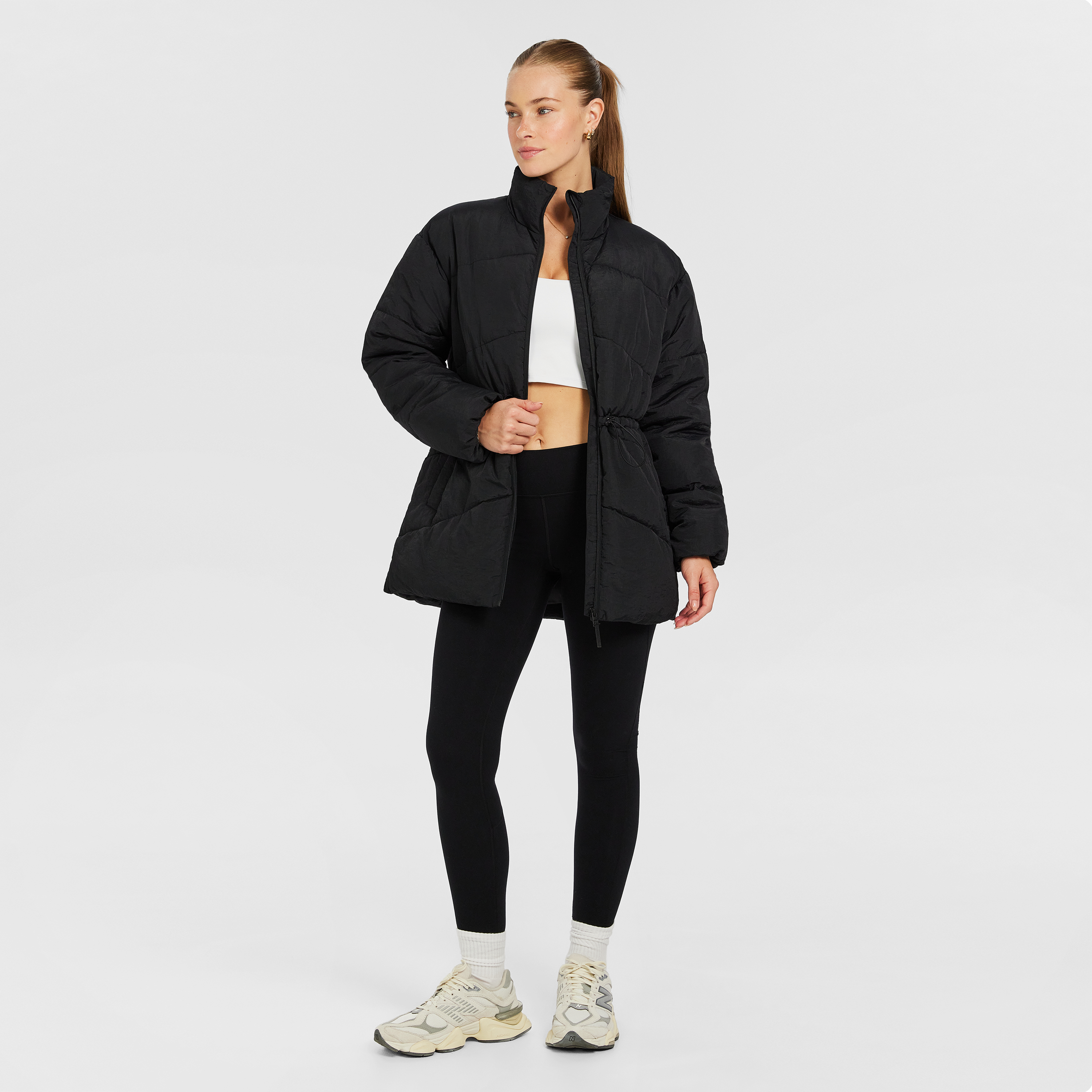Longline Puffer Jacket