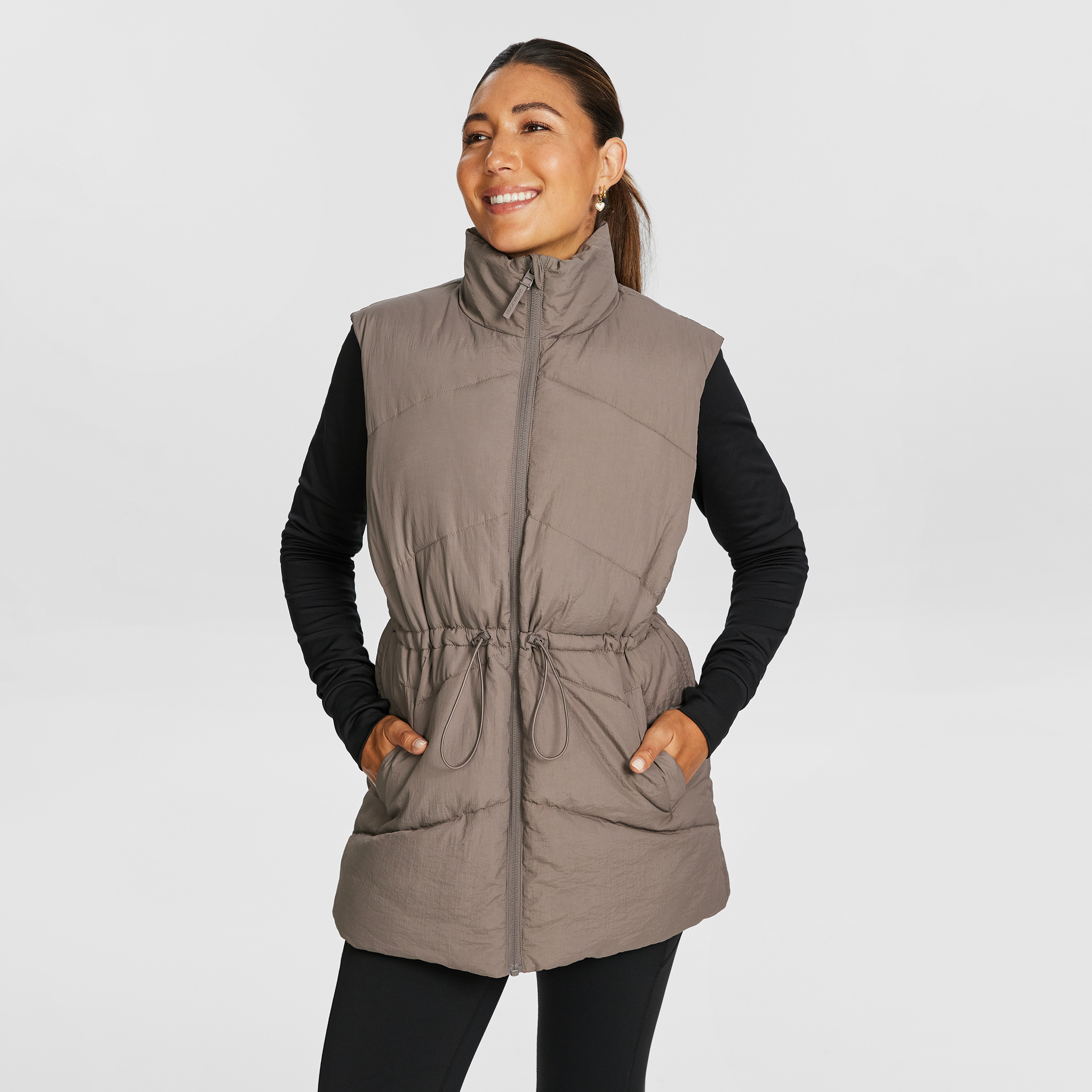 Longline Puffer Vest