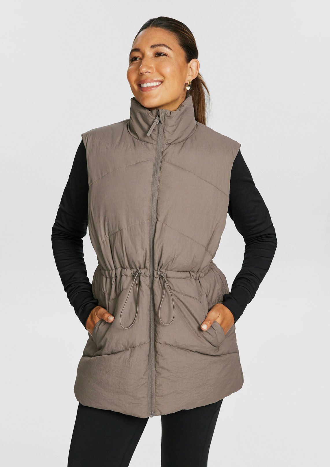 Longline Puffer Vest