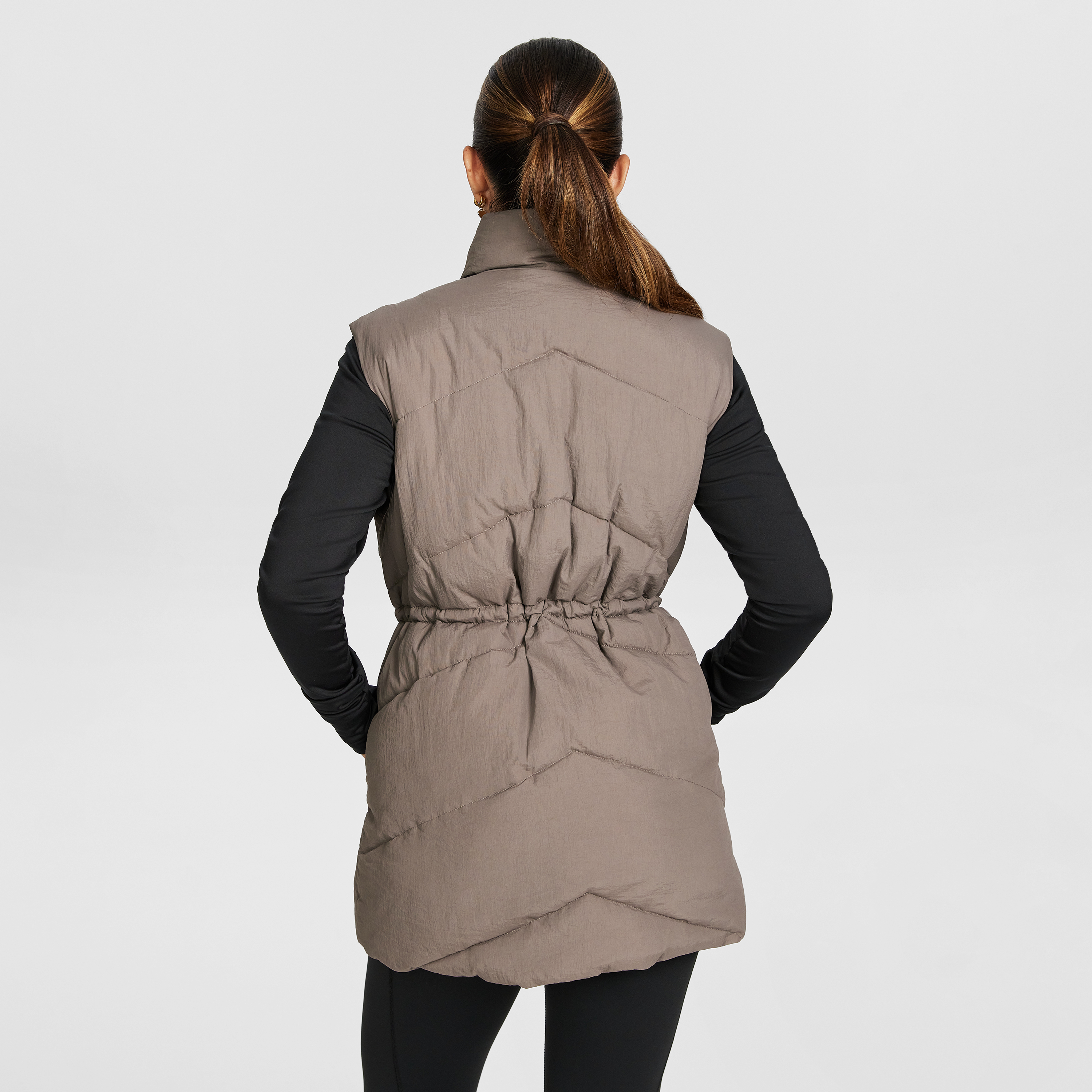 Longline Puffer Vest