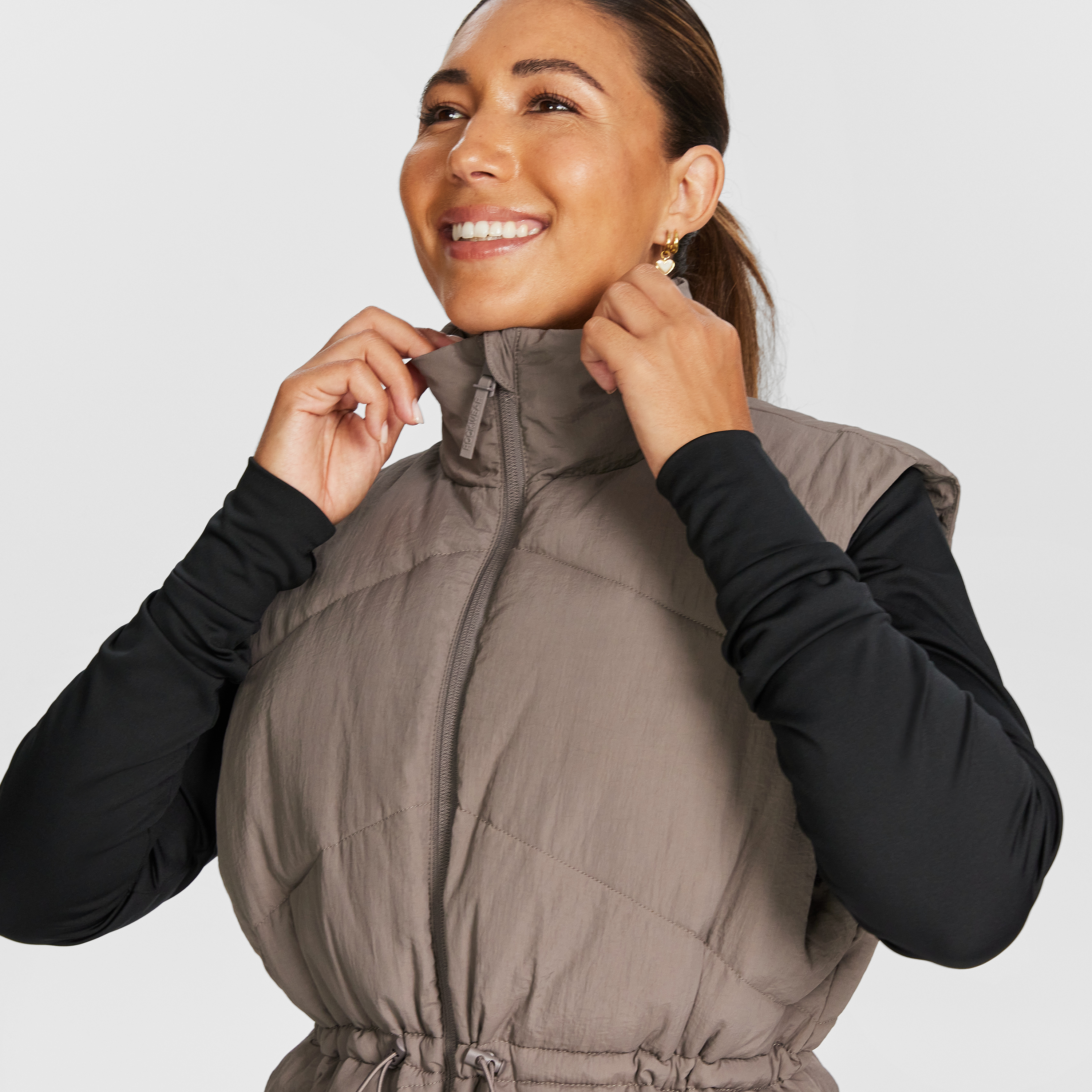 Longline Puffer Vest