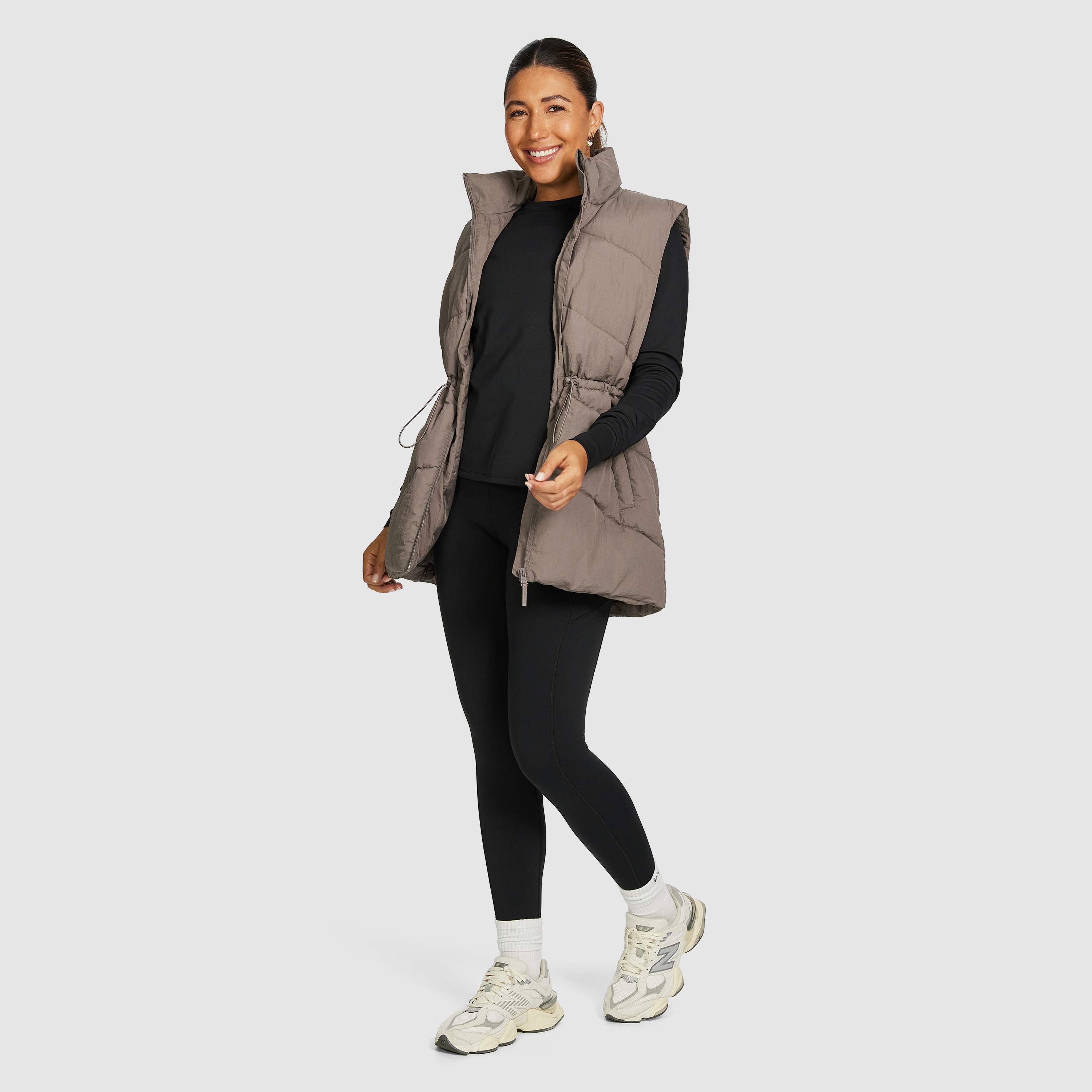 Longline Puffer Vest