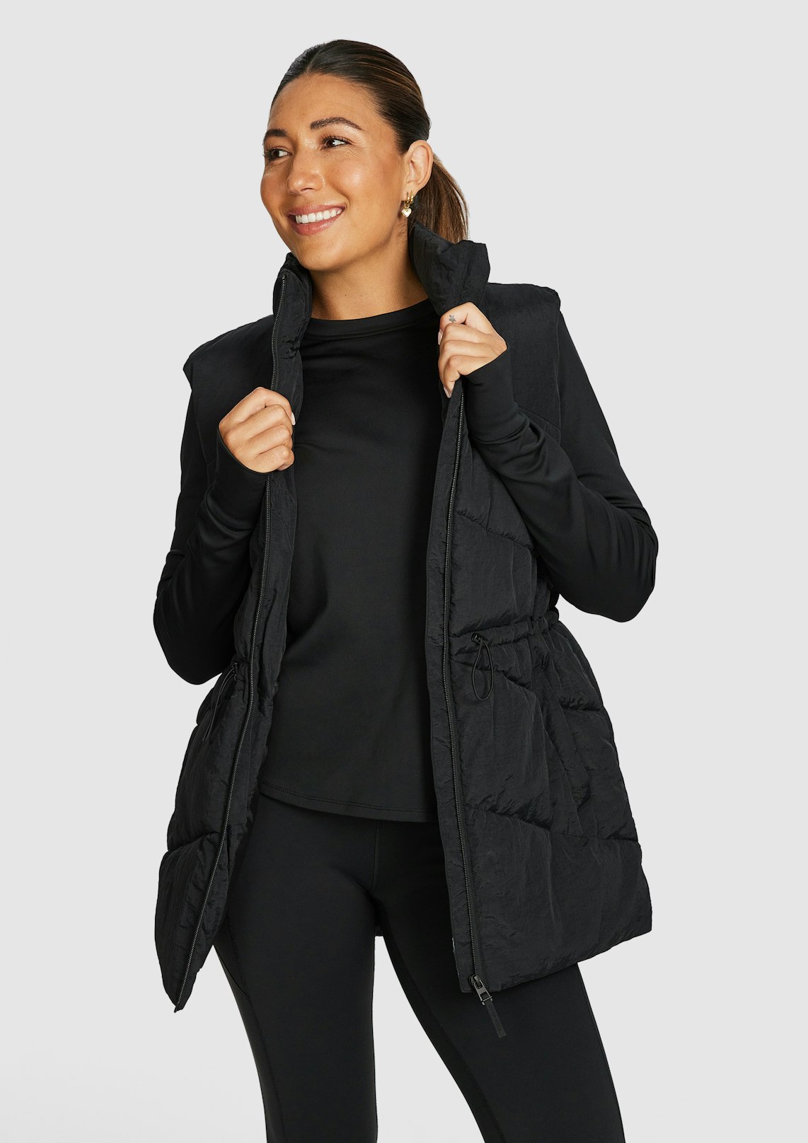 Longline Puffer Vest