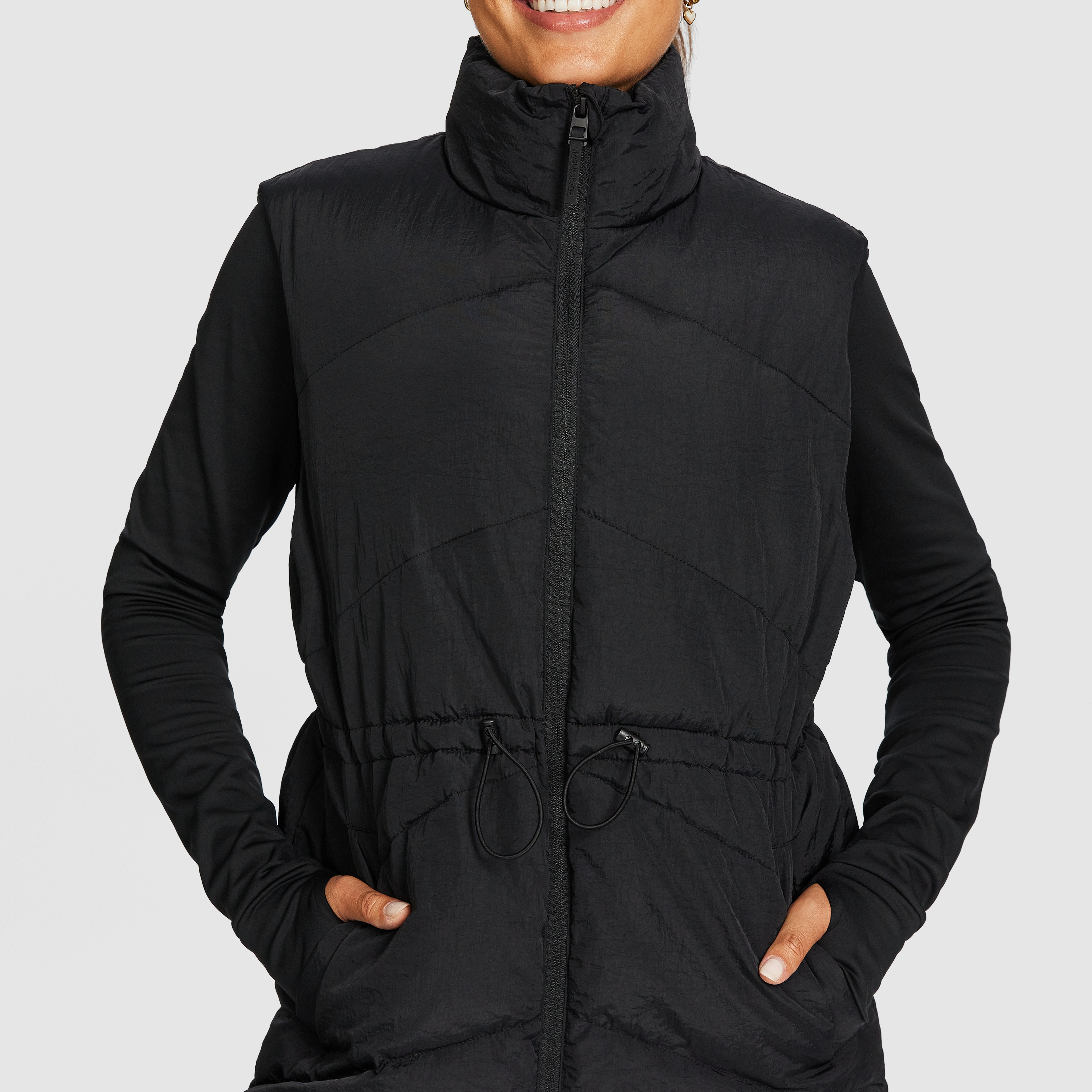 Longline Puffer Vest