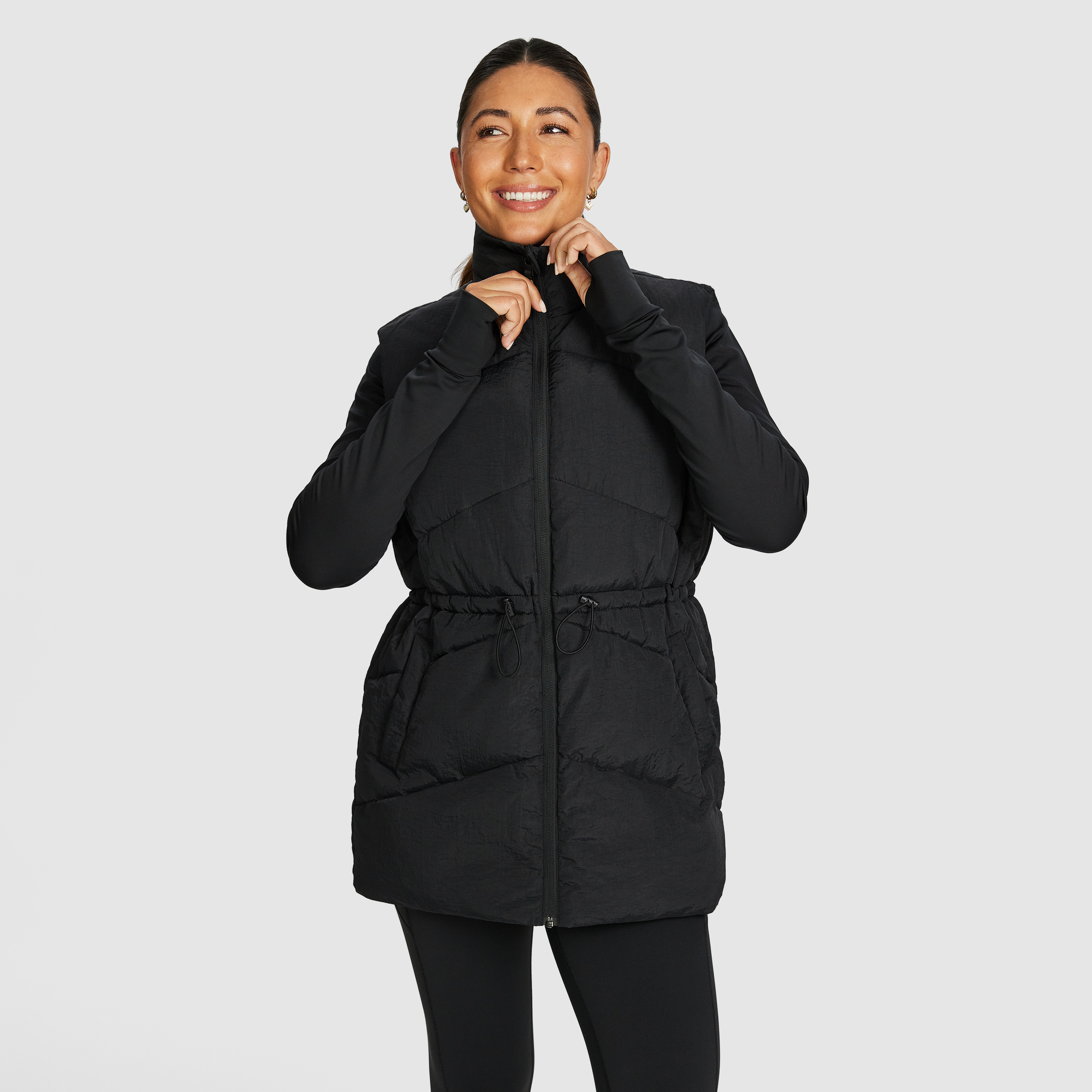 Longline Puffer Vest