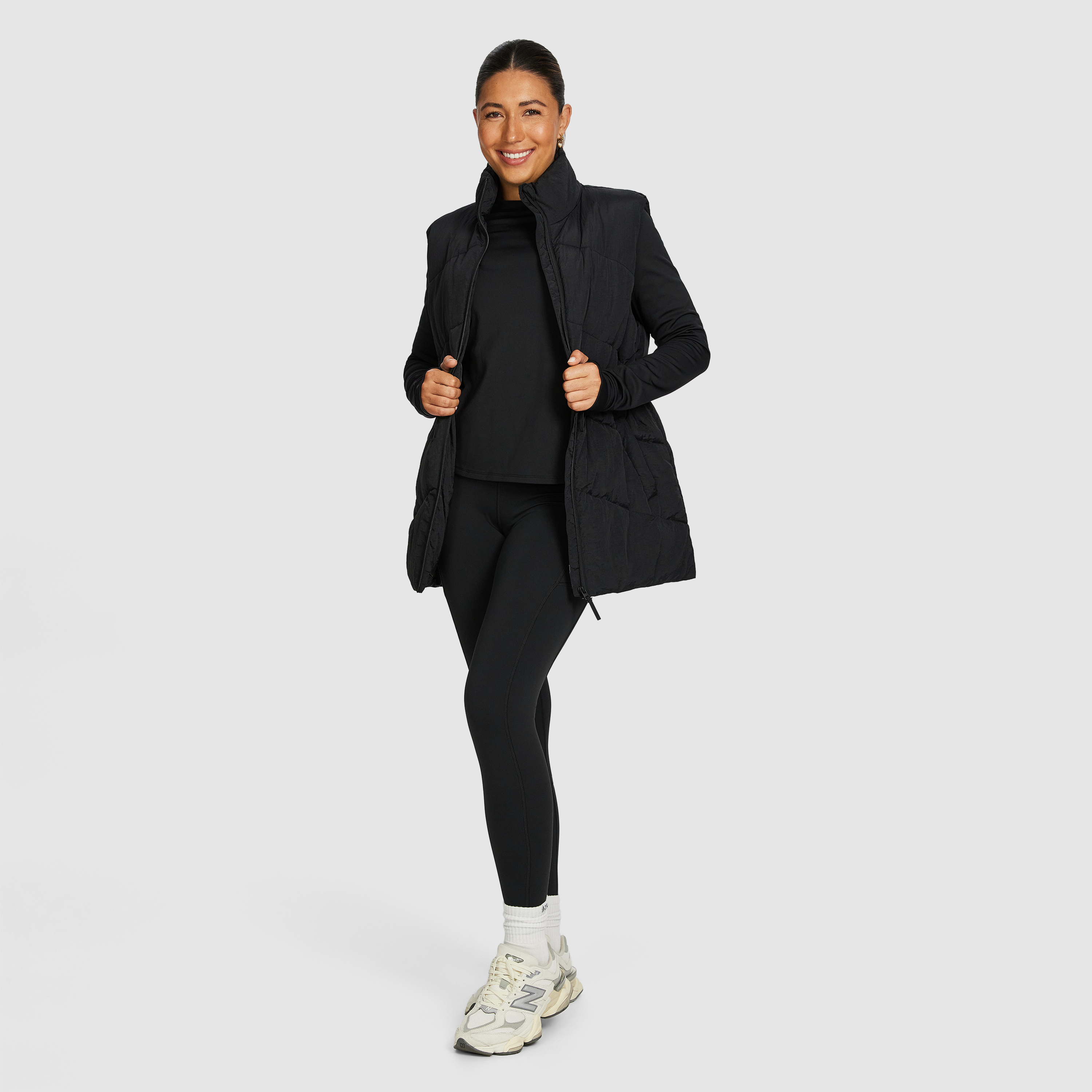 Longline Puffer Vest