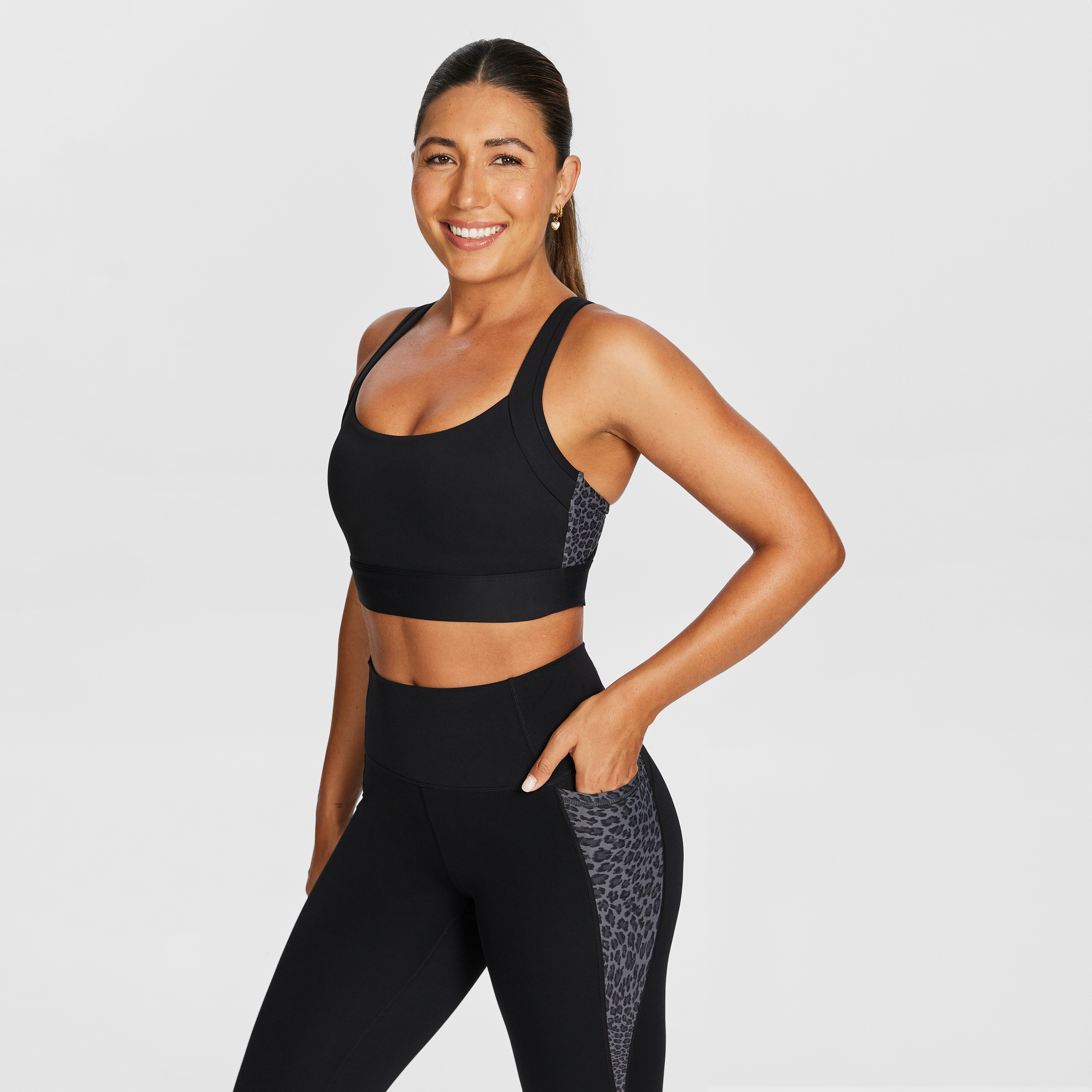 Layered High Impact Sports Bra