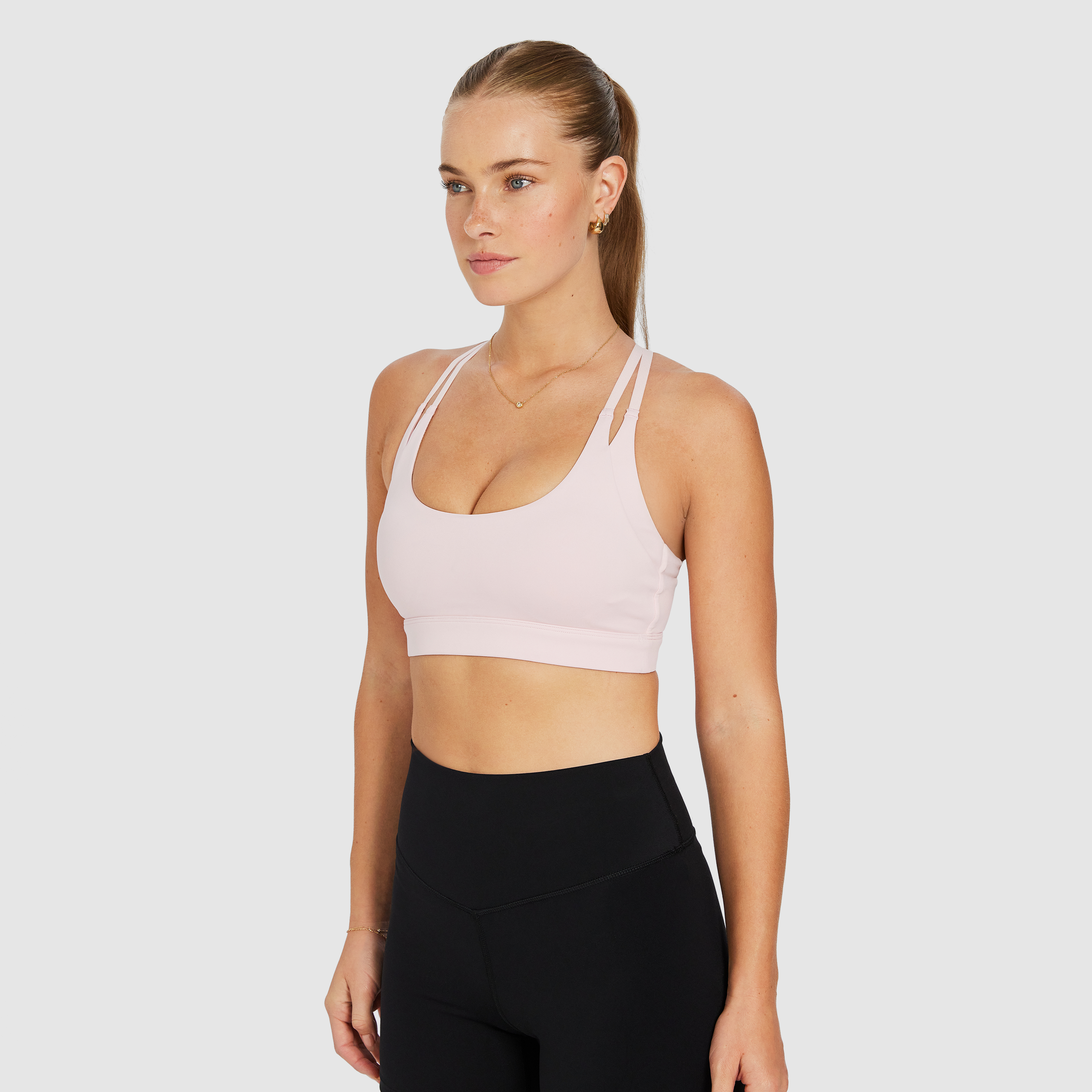 Medium Impact Split Strap Sports Bra