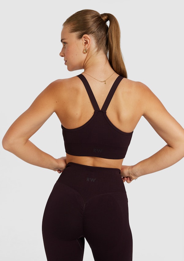 Medium Impact Scrunch Front Sports Bra