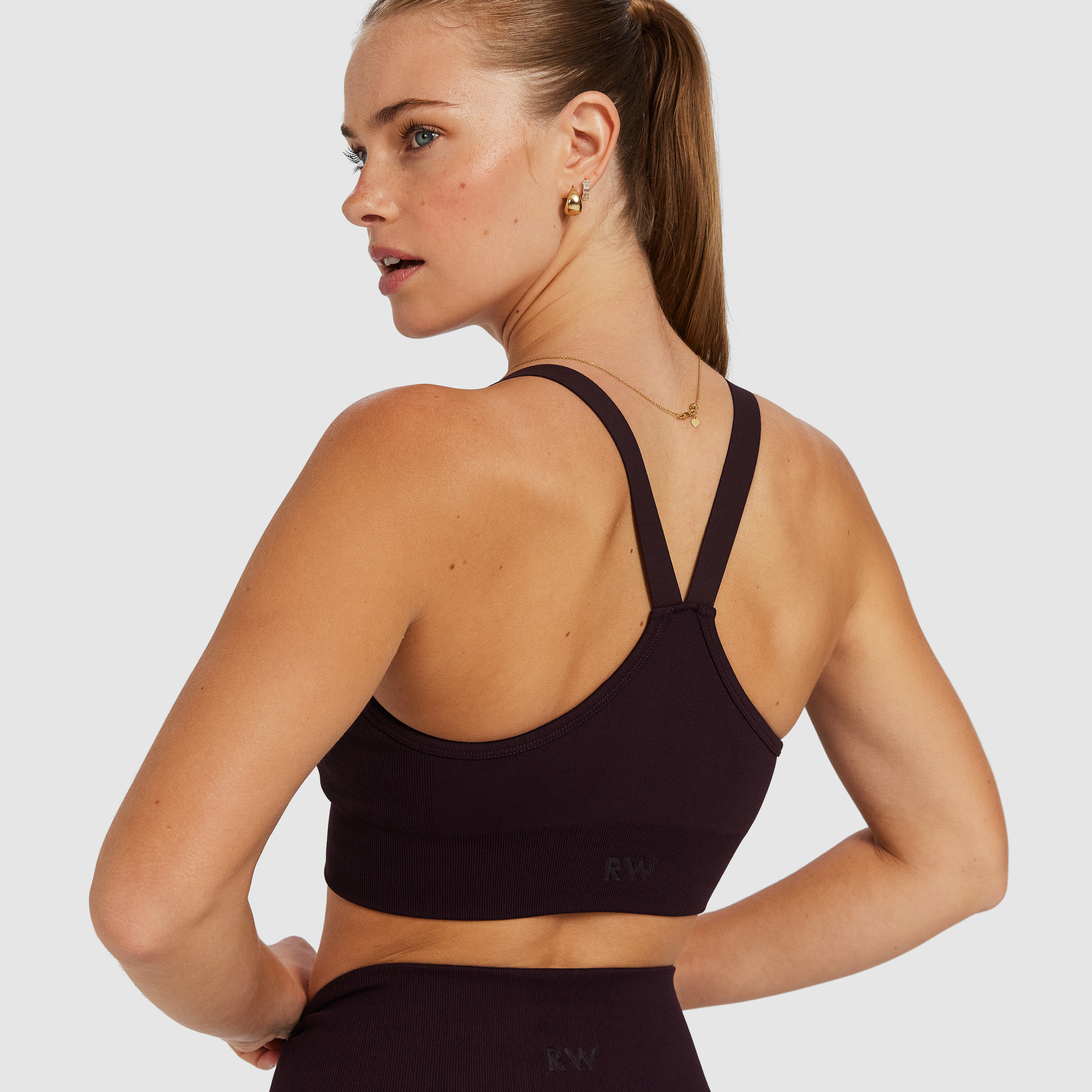 Medium Impact Scrunch Front Sports Bra