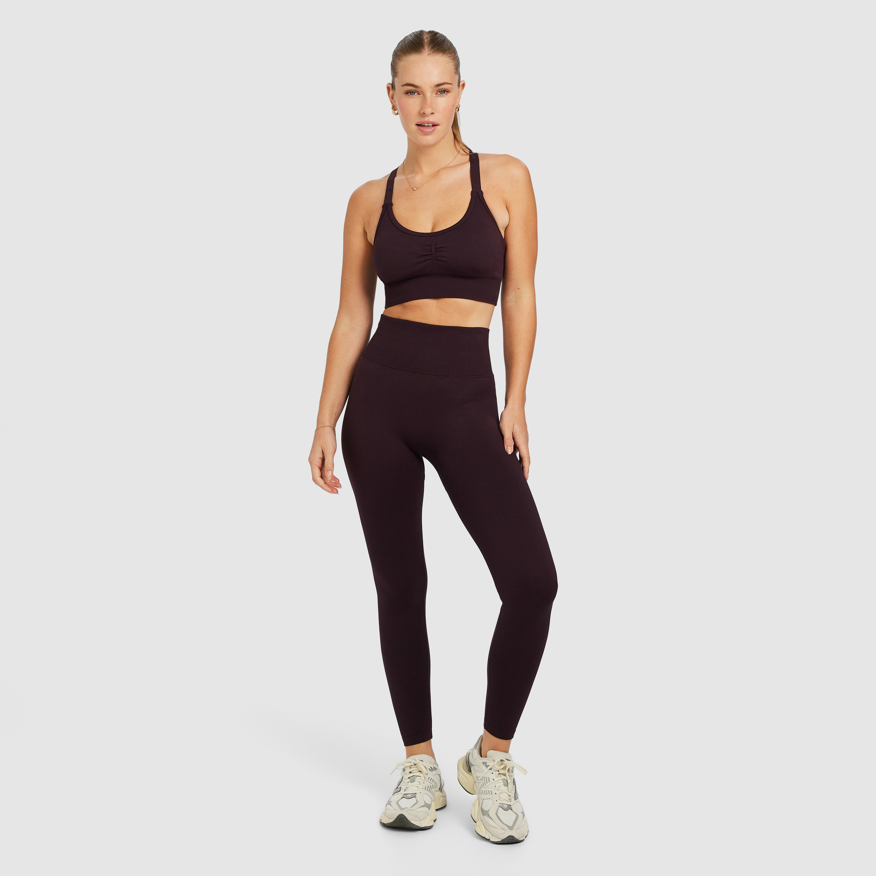 Medium Impact Scrunch Front Sports Bra