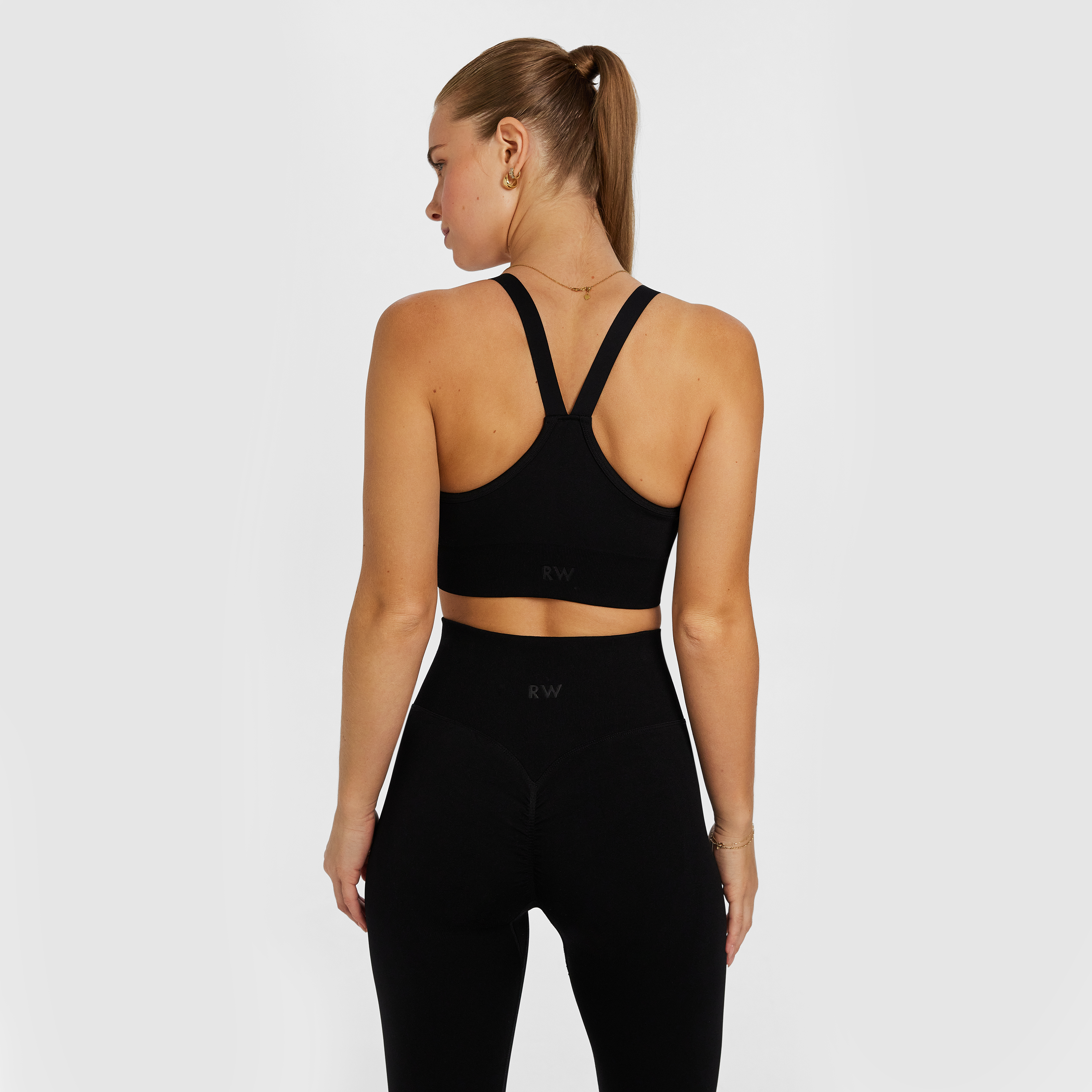Medium Impact Scrunch Front Sports Bra
