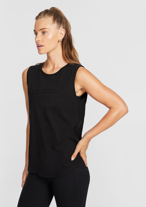 Embossed Boyfriend Tank