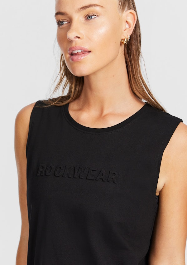 Embossed Boyfriend Tank
