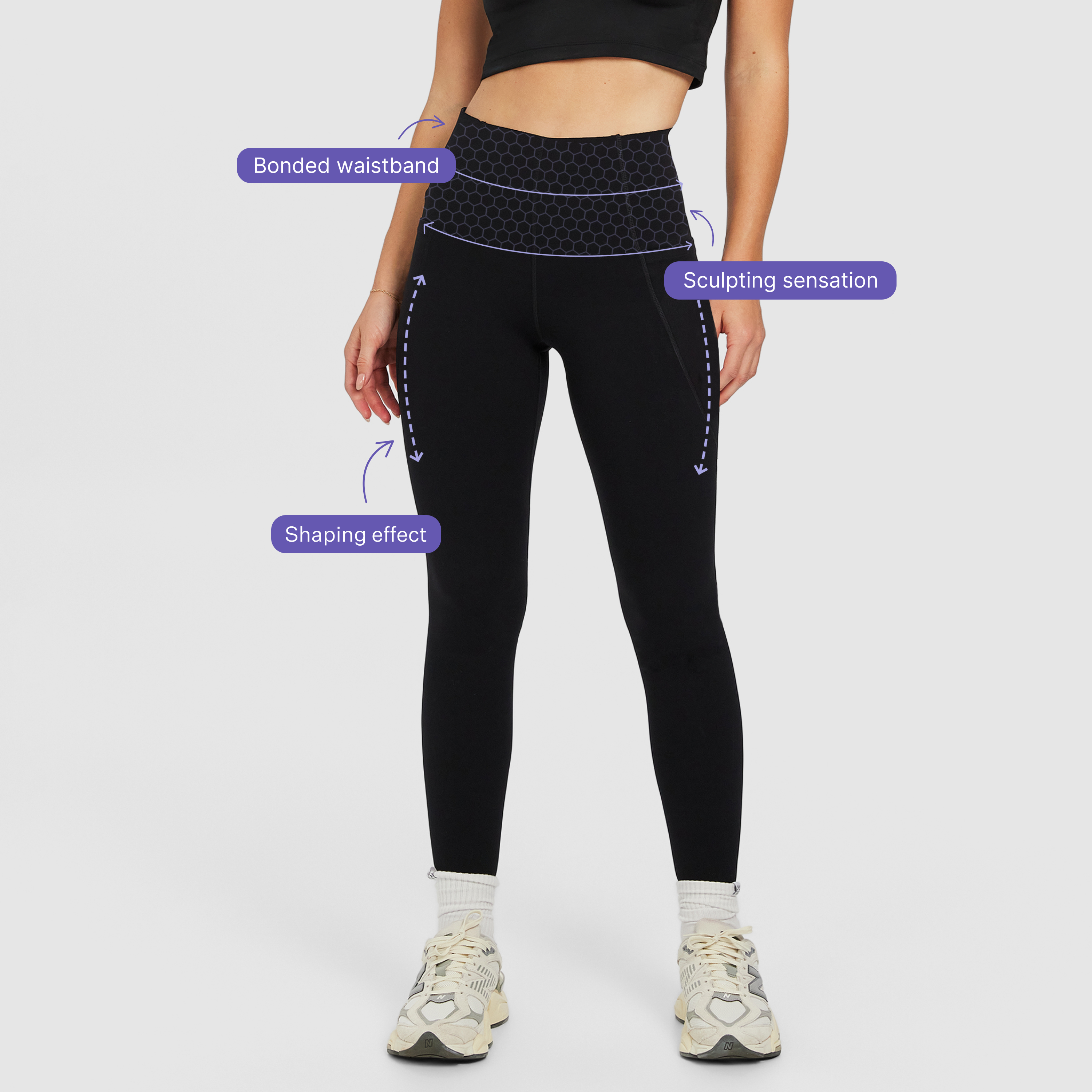 Smooth Support Full Length Pocket Tights