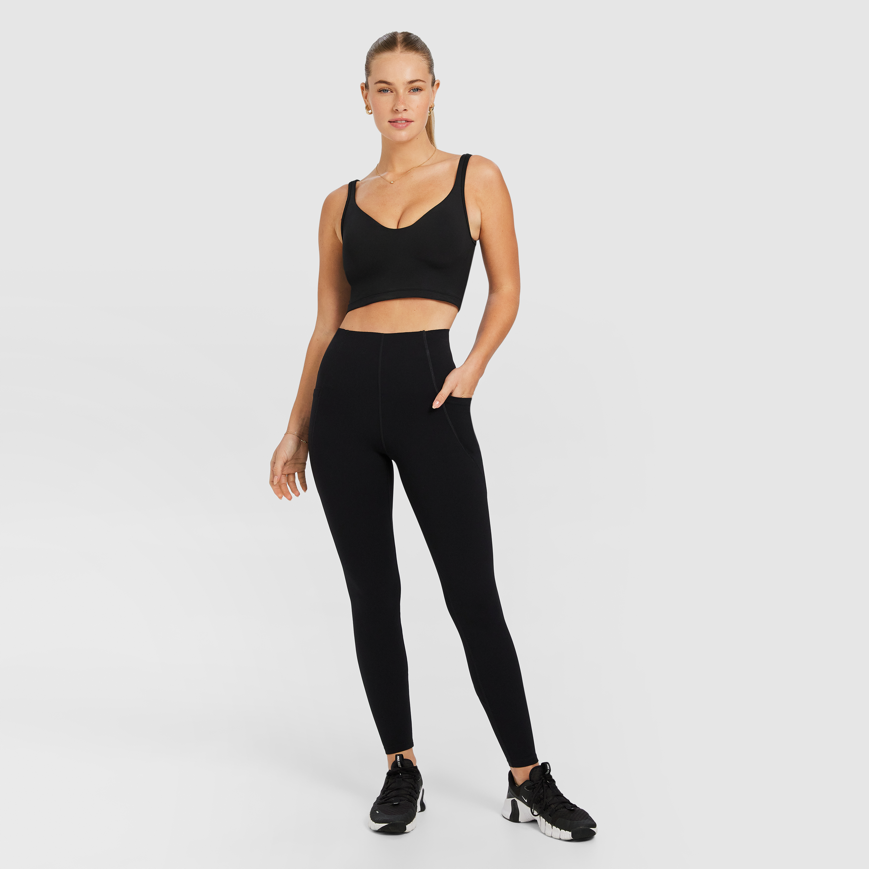 Smooth Support Full Length Pocket Tights