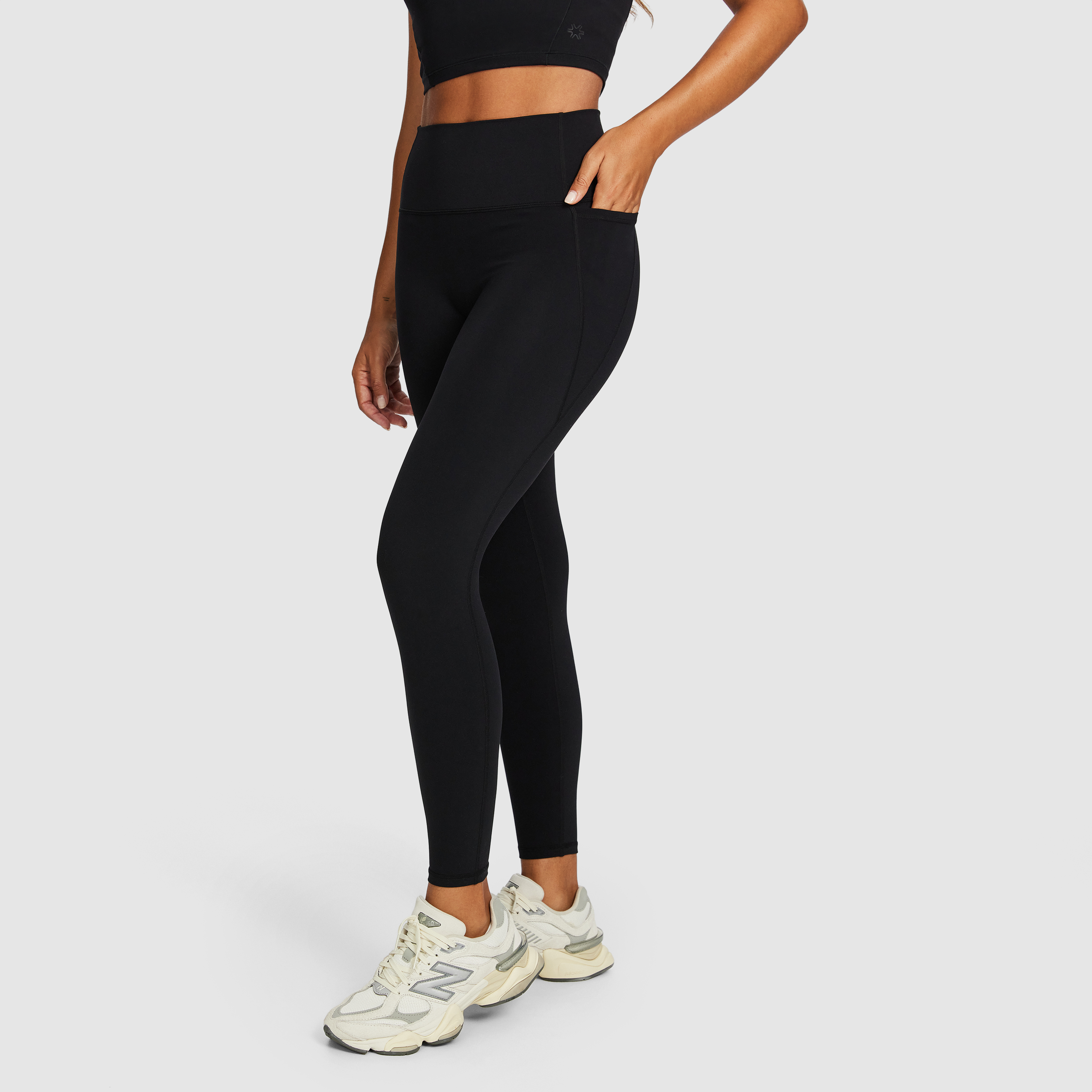 No Front Seam Pocket Full Length Tights