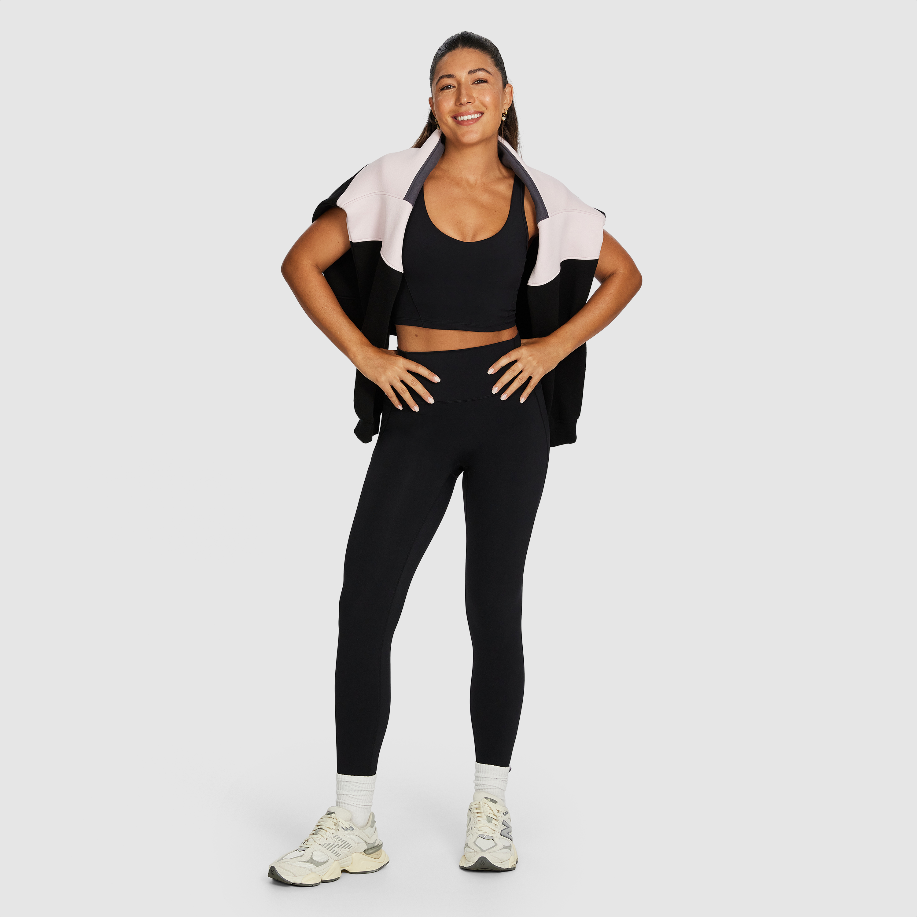 No Front Seam Pocket Full Length Tights