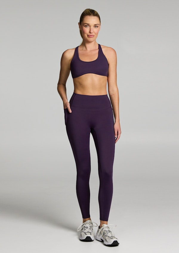 No Front Seam Pocket Full Length Tights