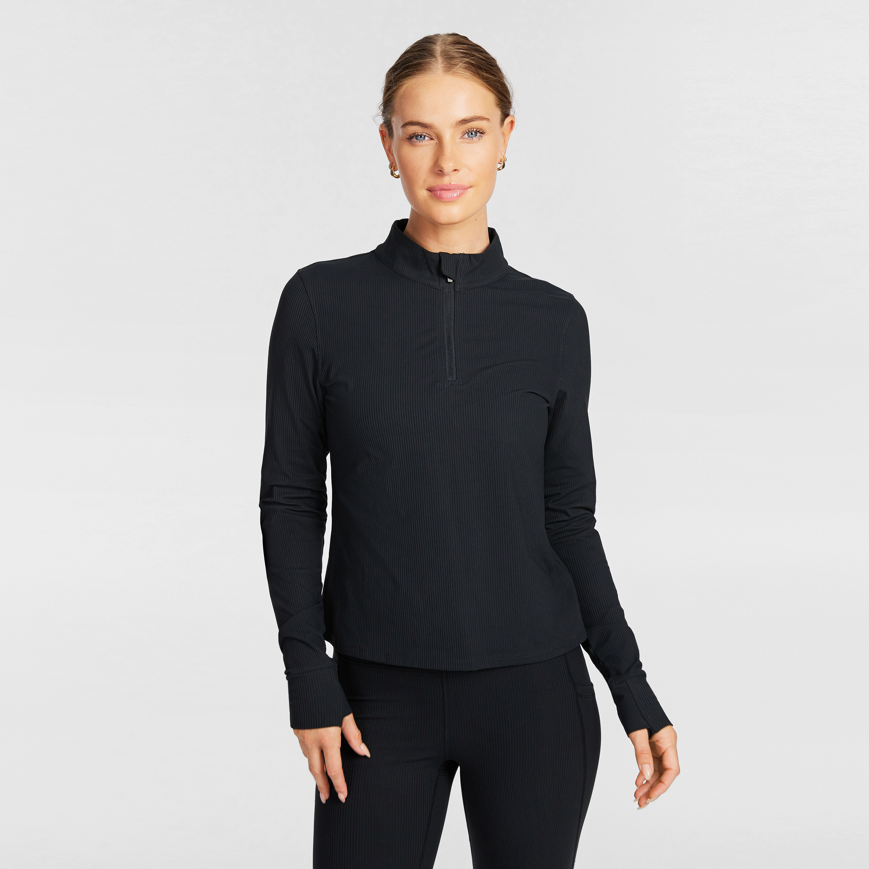 Luxesoft Rib Quarter Zip