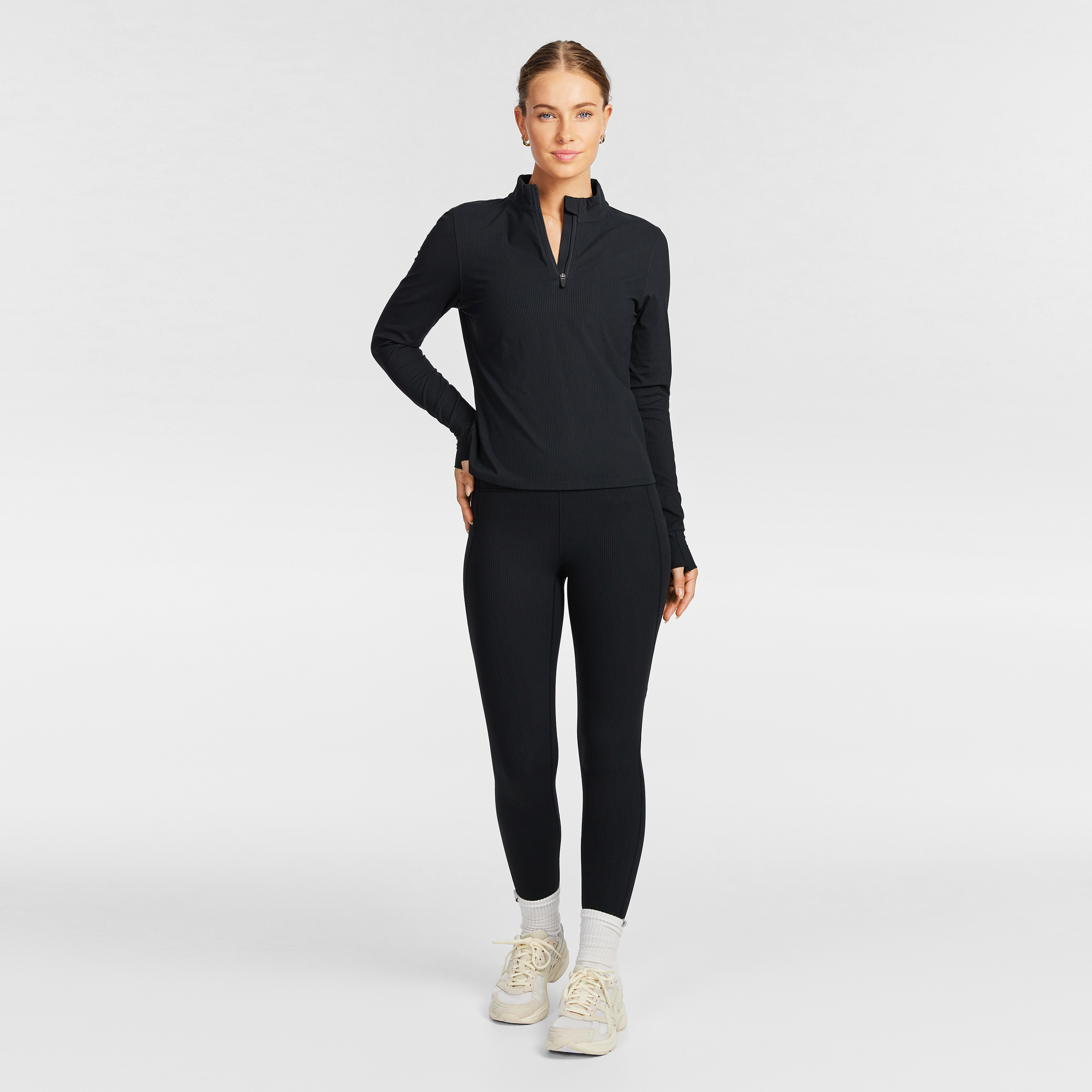 Luxesoft Rib Quarter Zip