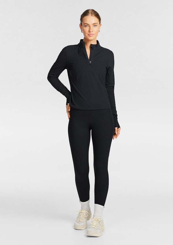 Luxesoft Rib Quarter Zip
