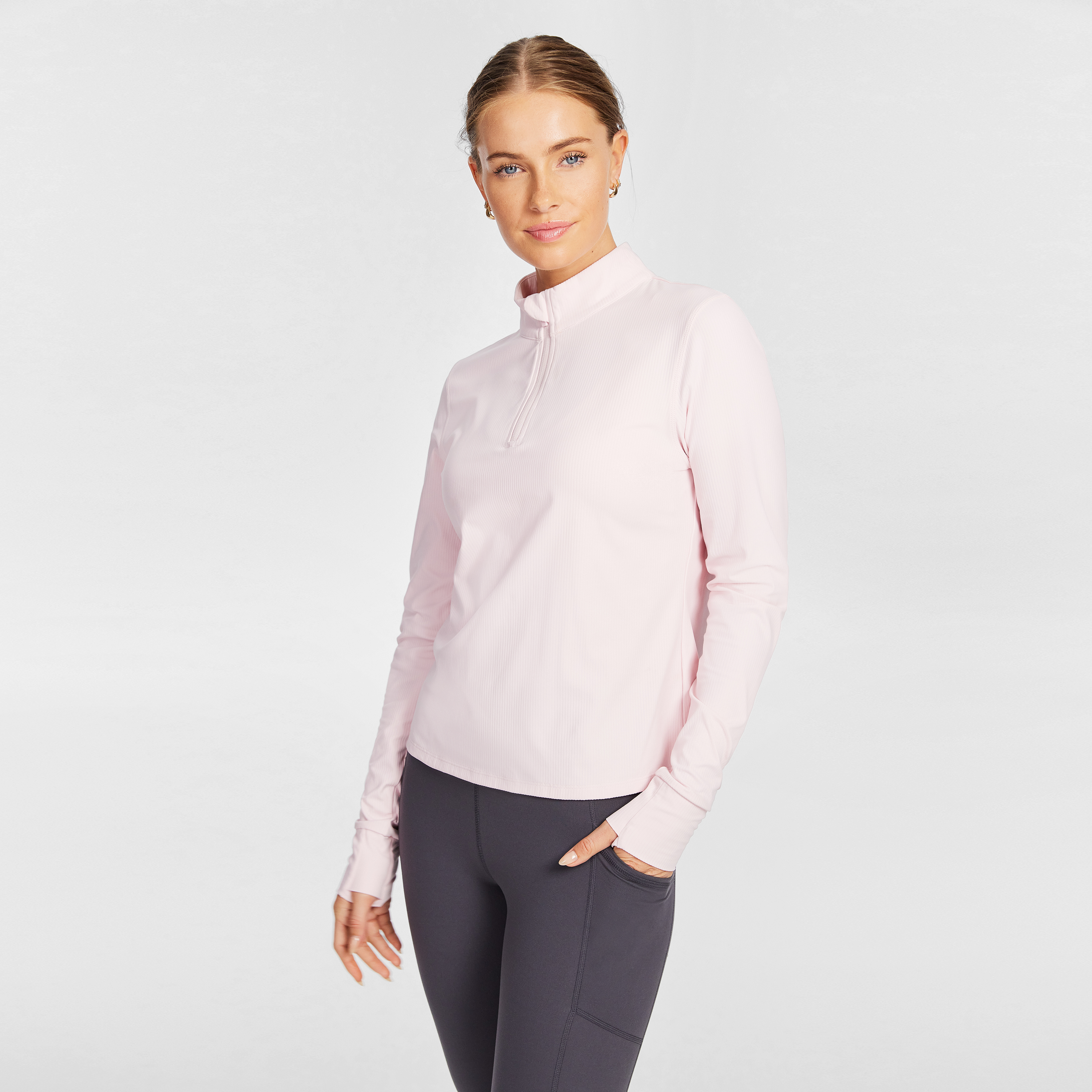Luxesoft Rib Quarter Zip