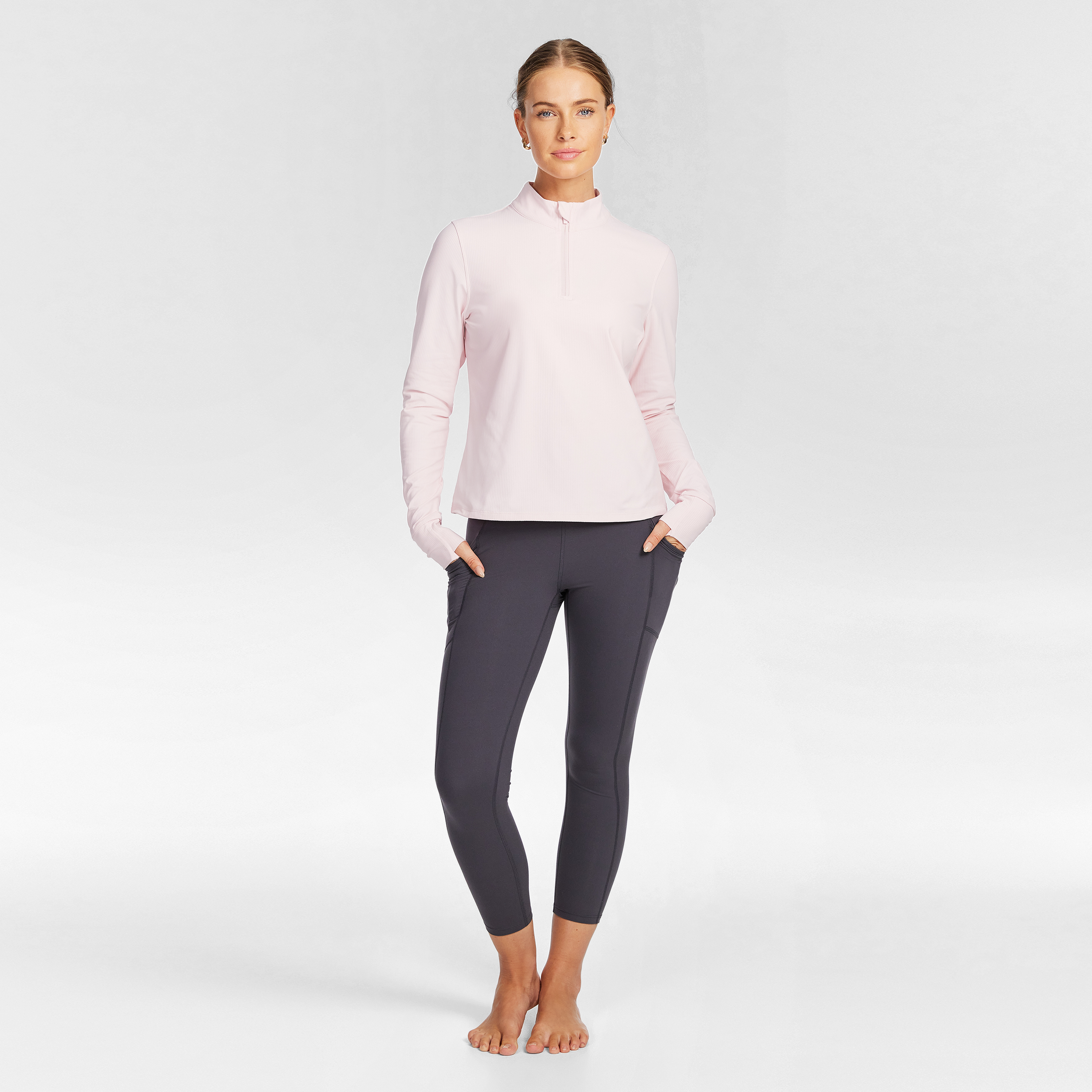 Luxesoft Rib Quarter Zip