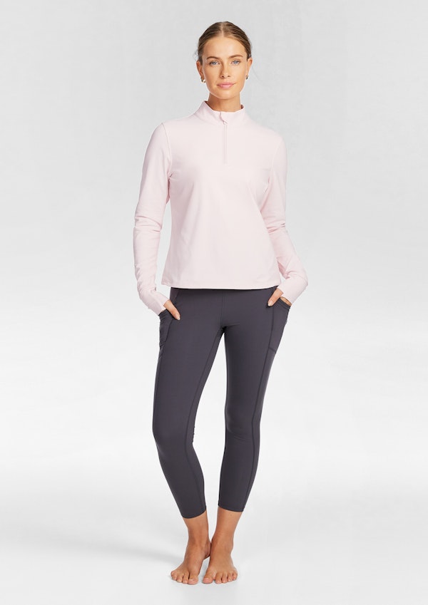 Luxesoft Rib Quarter Zip