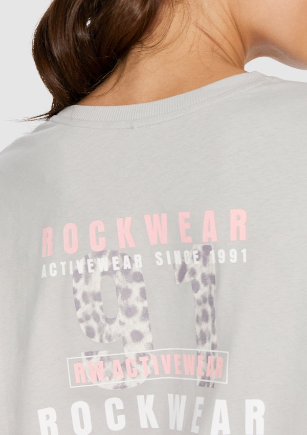 Split Hem Logo Boyfriend Tee