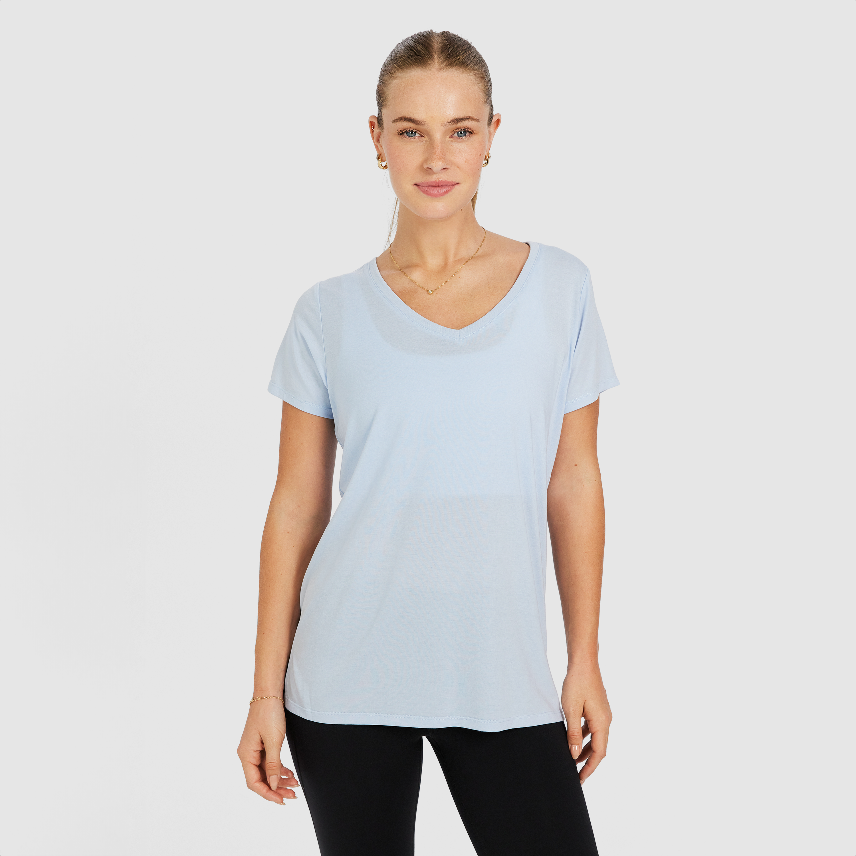 Relaxed V Neck Tee
