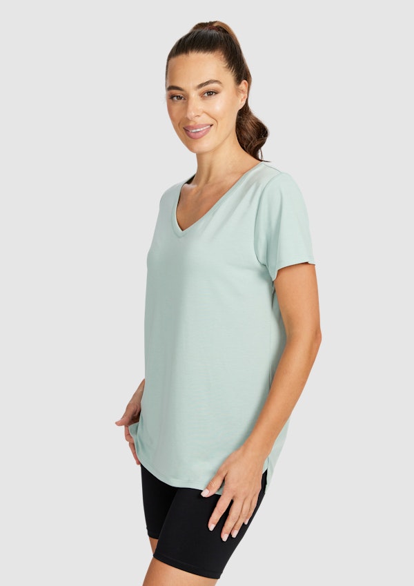 Relaxed V Neck Tee