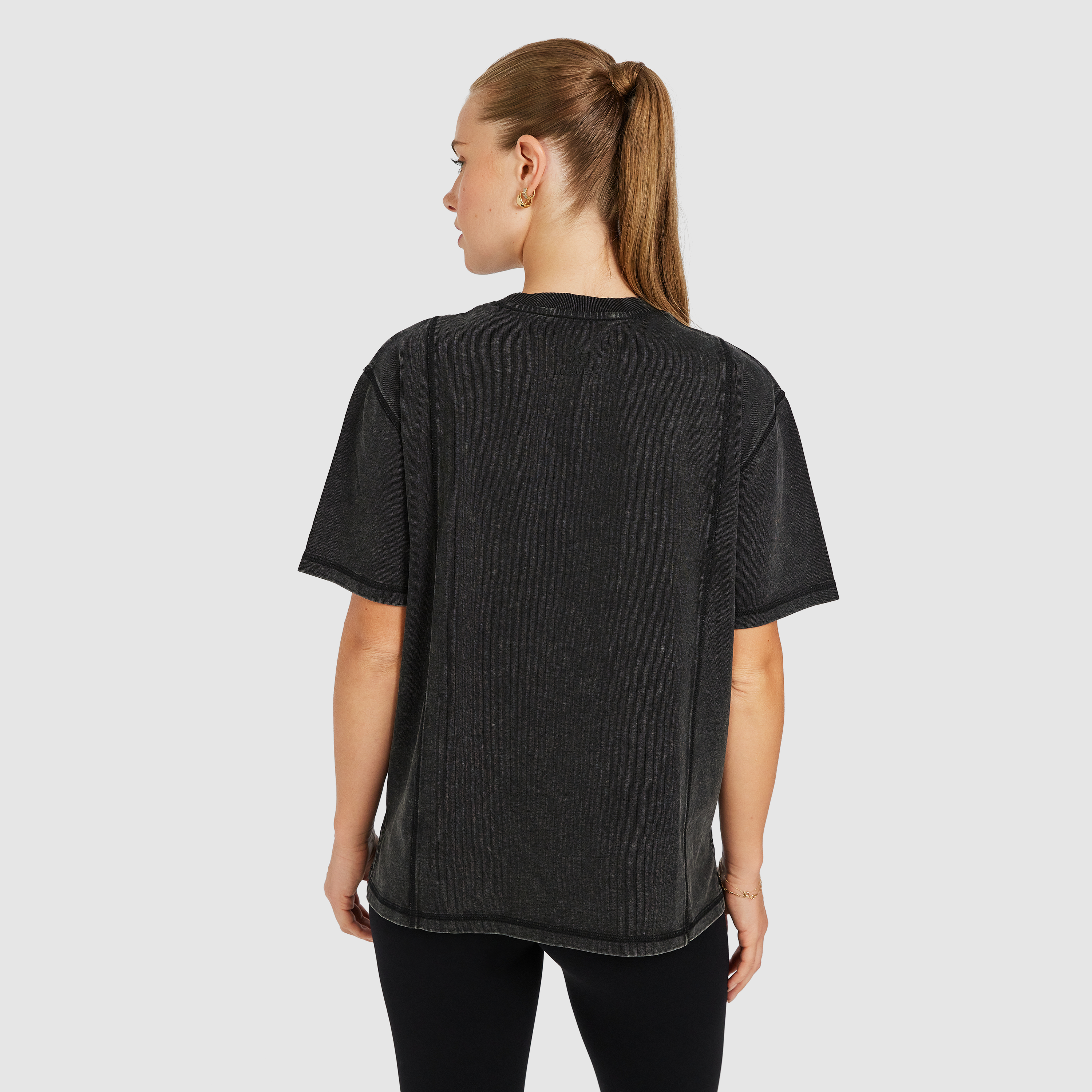 Luxe Acid Wash Boyfriend Tee