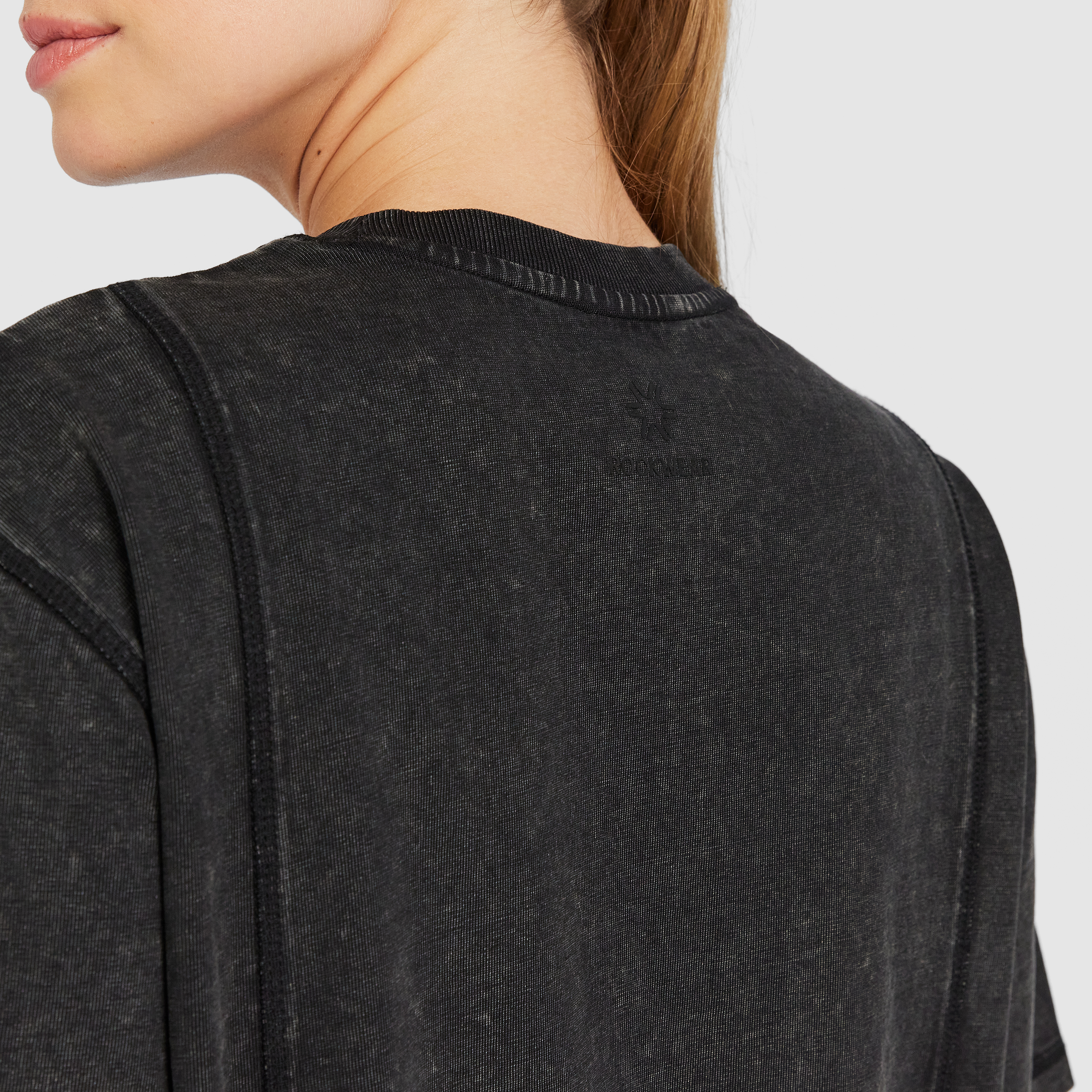 Luxe Acid Wash Boyfriend Tee