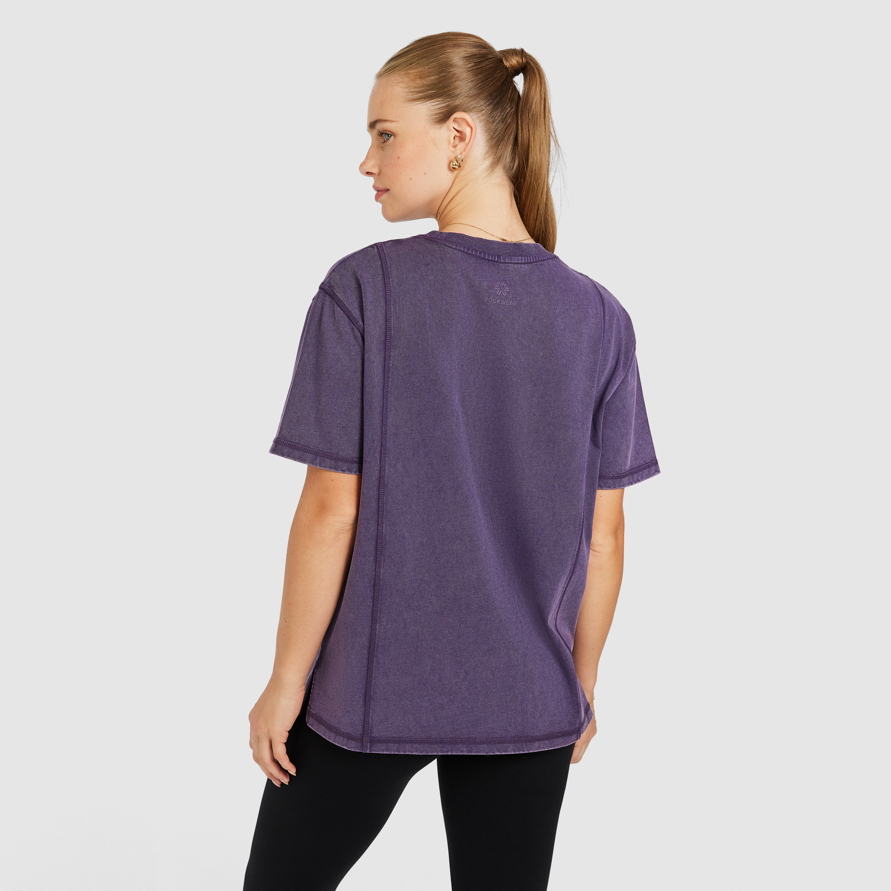 Luxe Acid Wash Boyfriend Tee