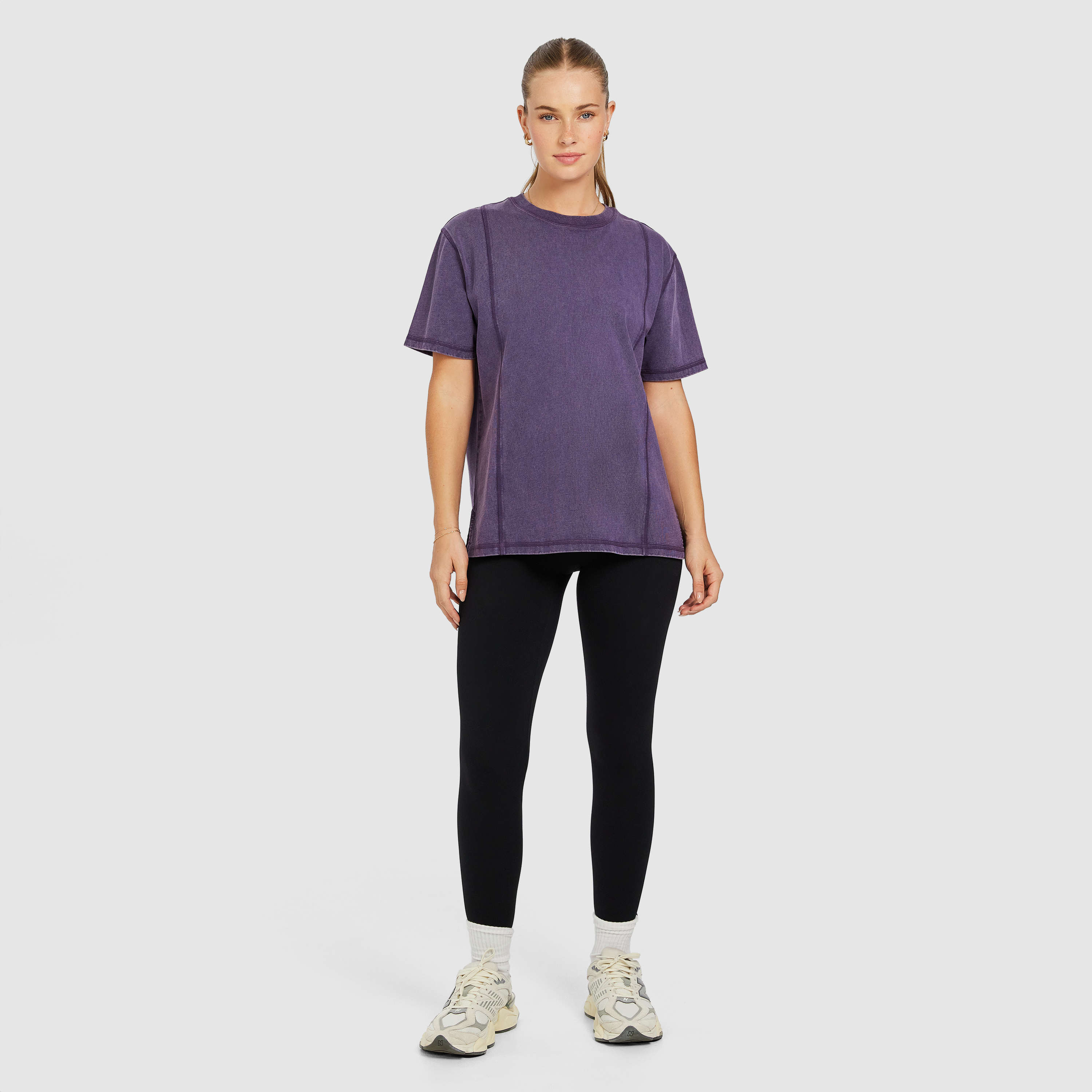 Luxe Acid Wash Boyfriend Tee