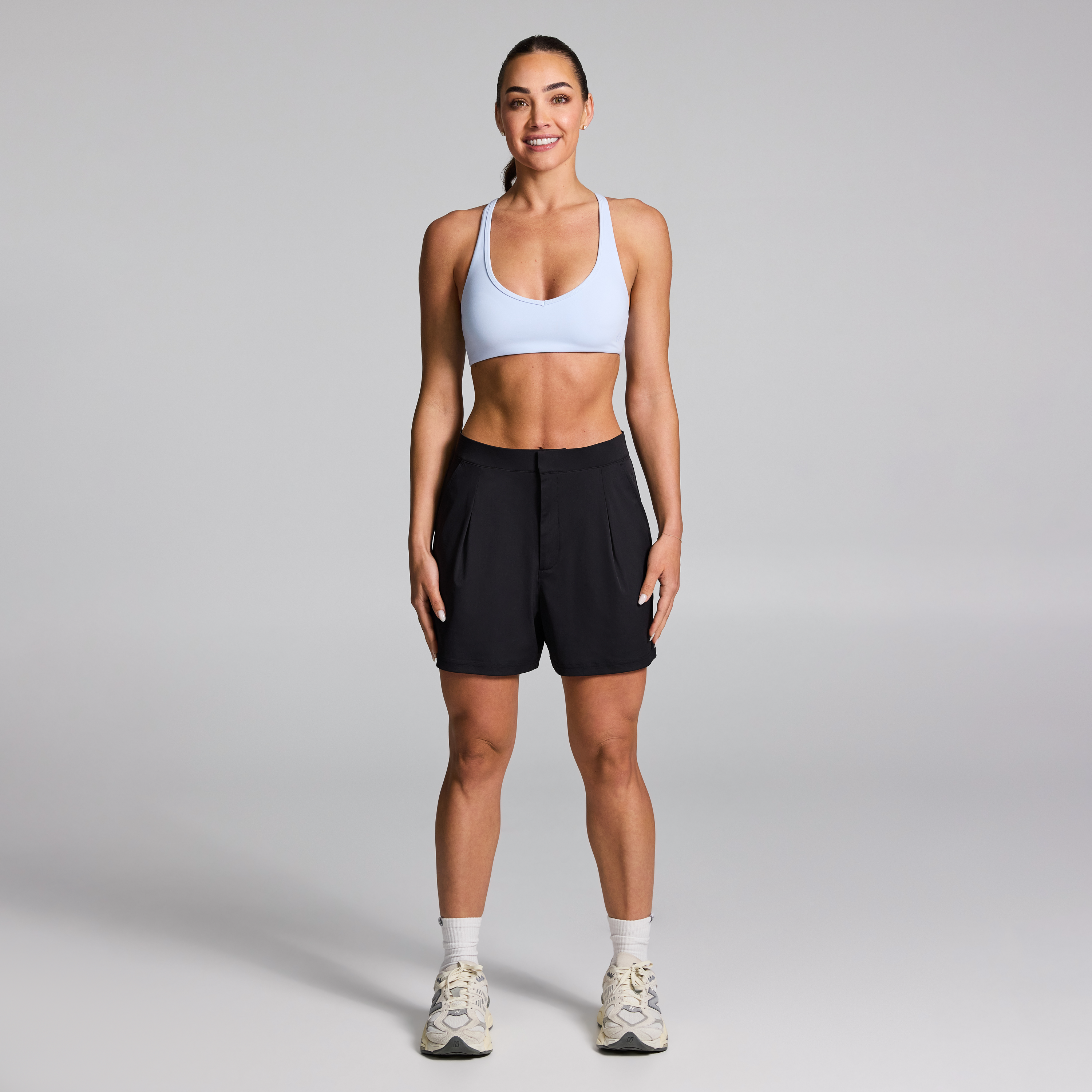 Stretch Fly Front Shorts