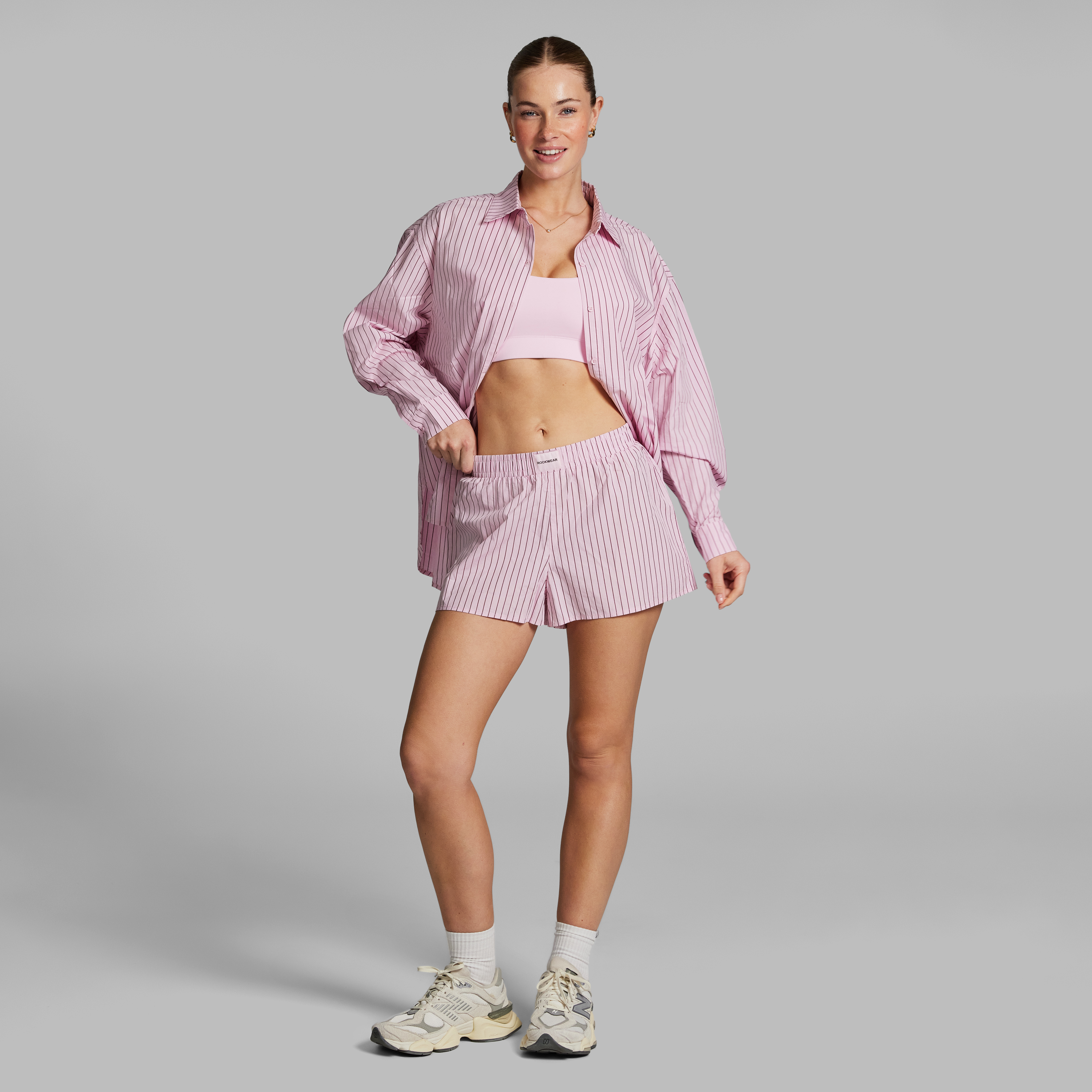 Cotton Stripe Shorts